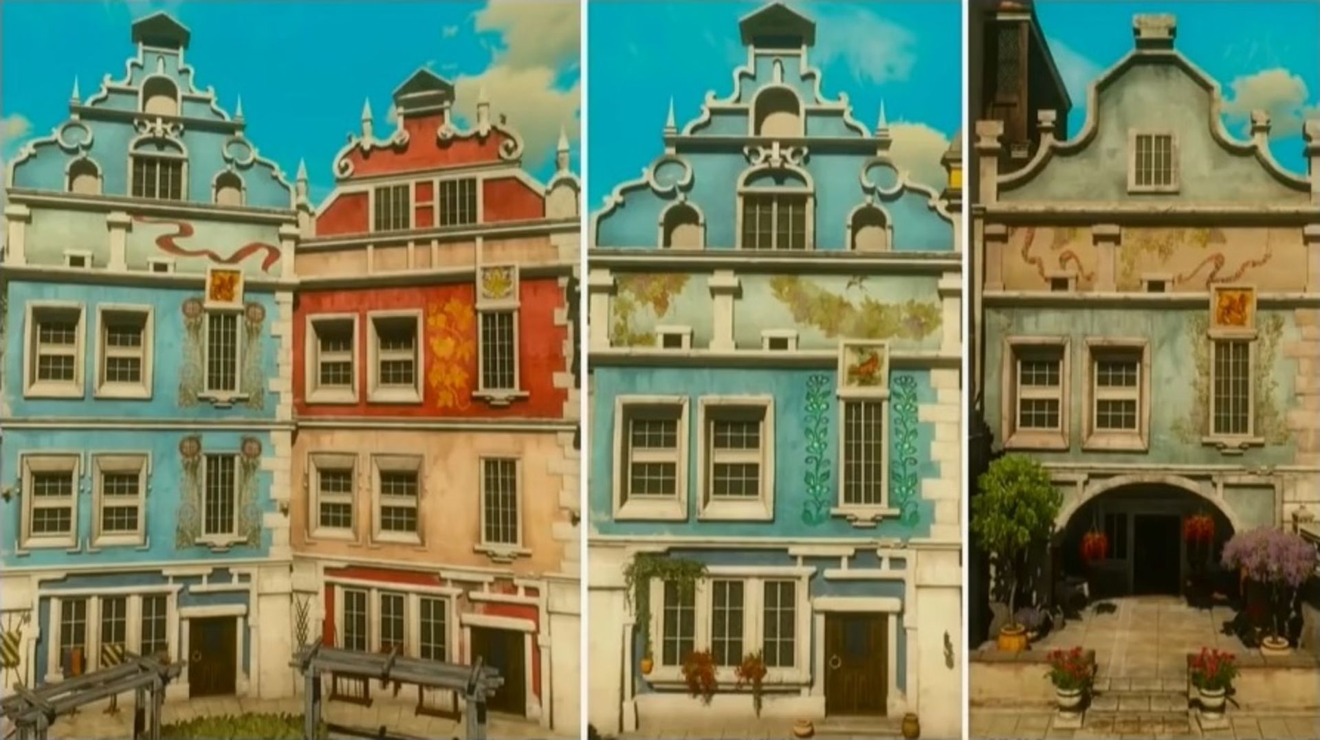 witcher 3 beacliar city buildings