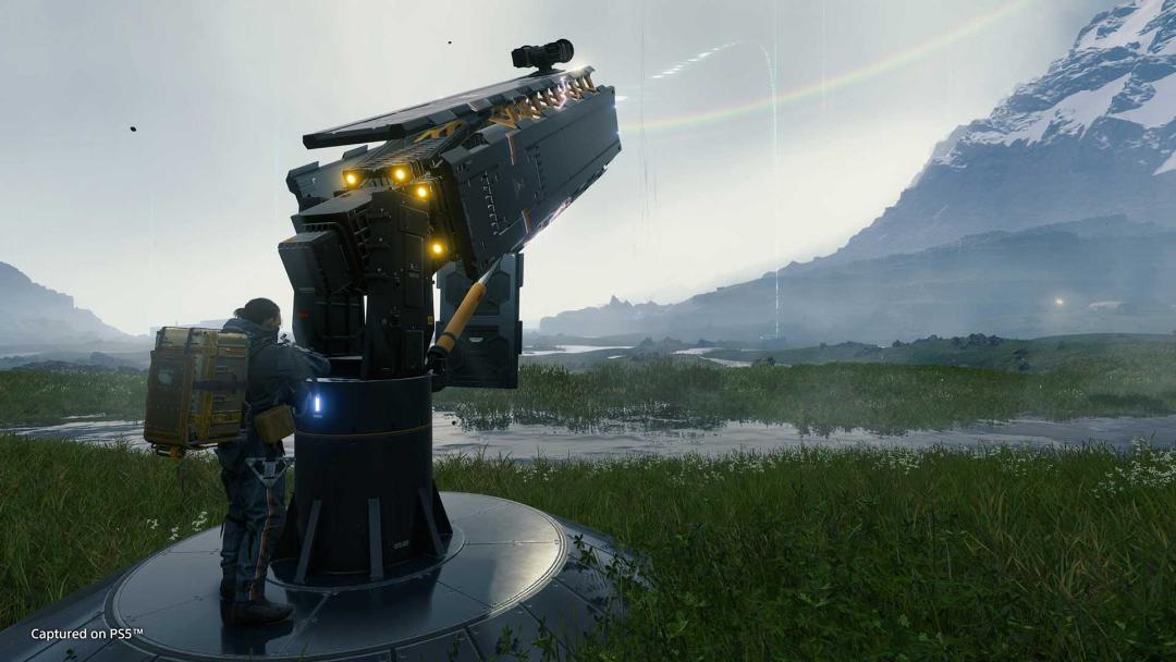 پرتاب بسته‌ها به سمت مقصد در بازی Death Stranding Director's Cut