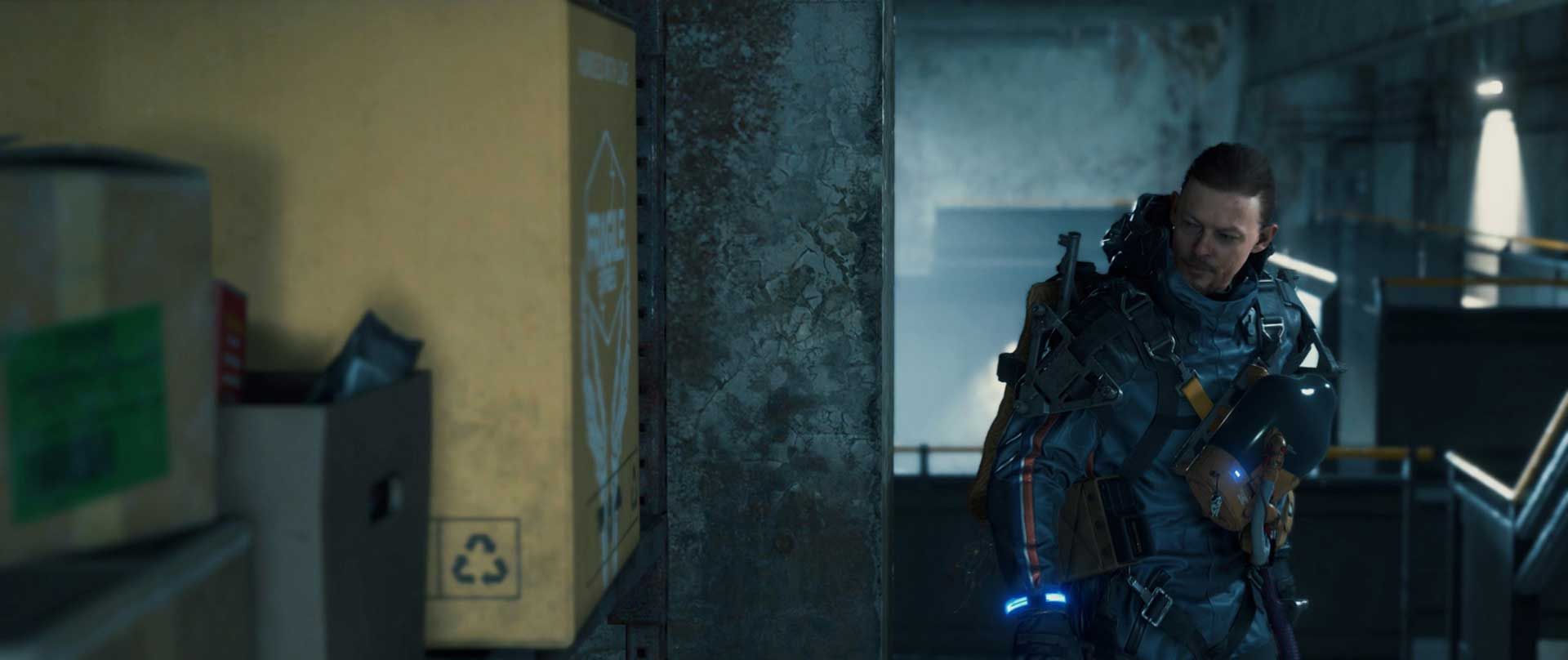 تصویر عریض بازی Death Stranding Director's Cut با حضور سم پورتر بریجز (نورمن ریداس)
