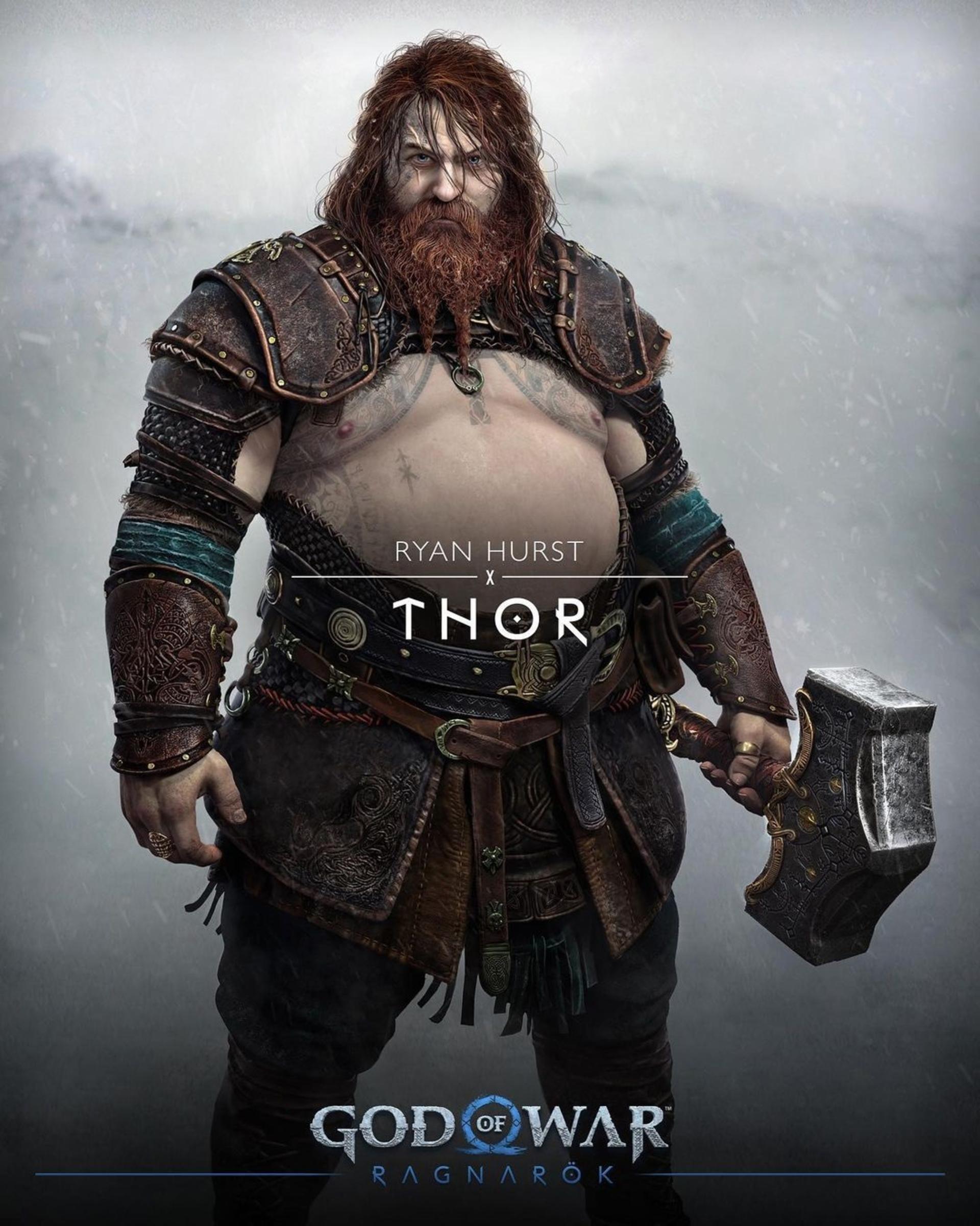 ثور در بازی God of War: Ragnarok 