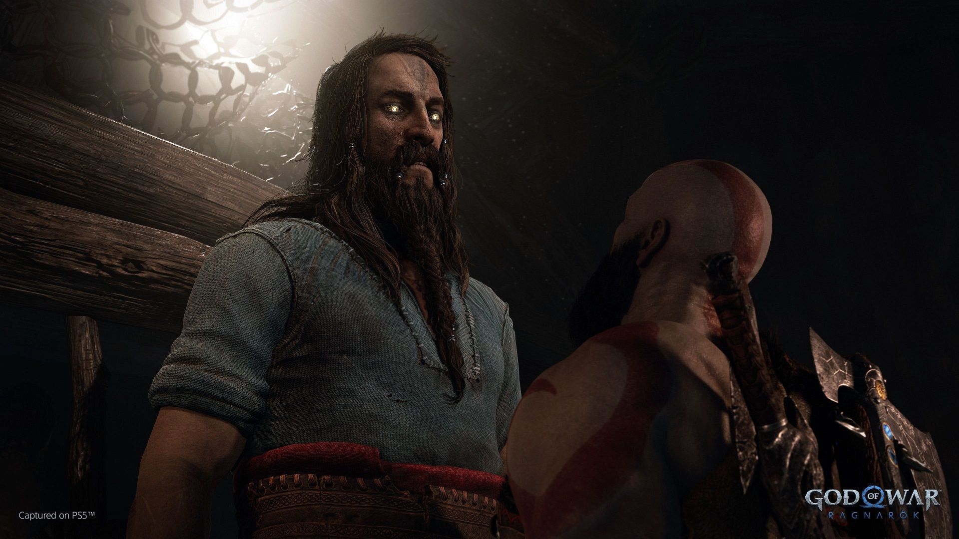 کریتوس در برابر تیر در بازی God of War: Ragnarok