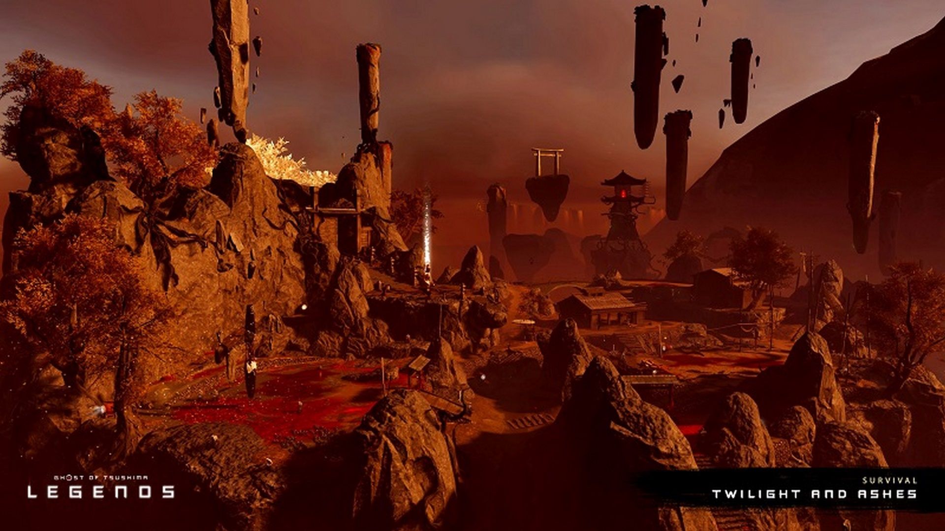 نقشه Twilight and Ashes بازی Ghost o Tsushima Legends