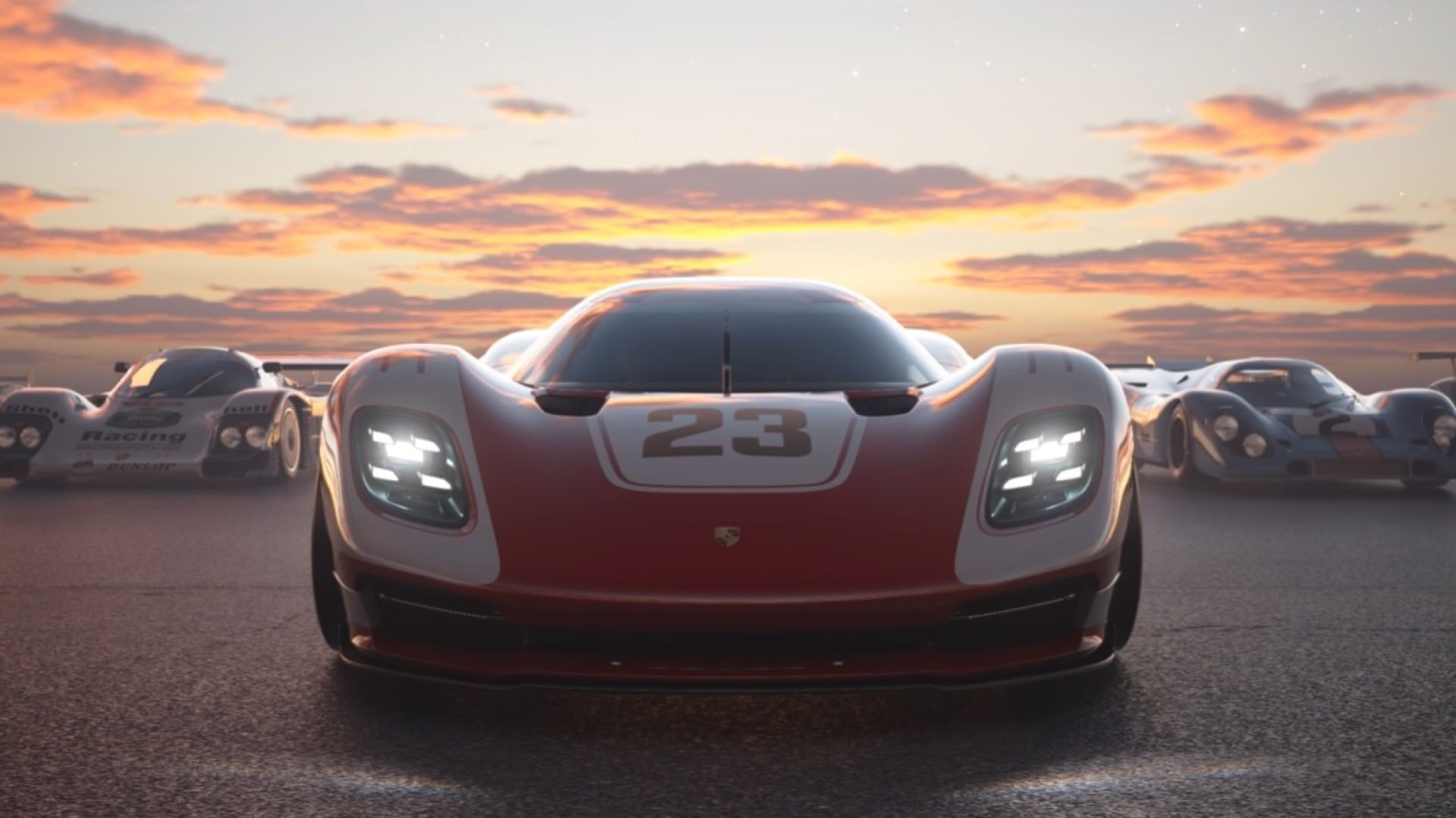 یکی از مدل‌های پورشه در بازی Gran Turismo 7 سونی