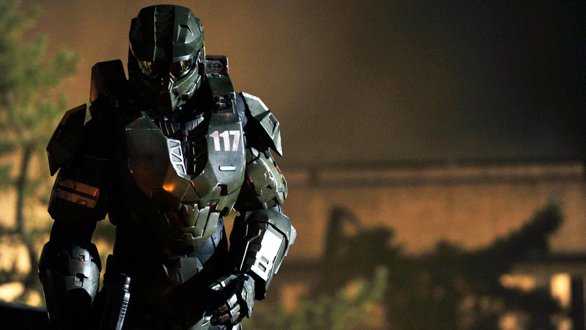 نمایی از مستر چیف در سریال Halo 4: Forward Unto Dawn
