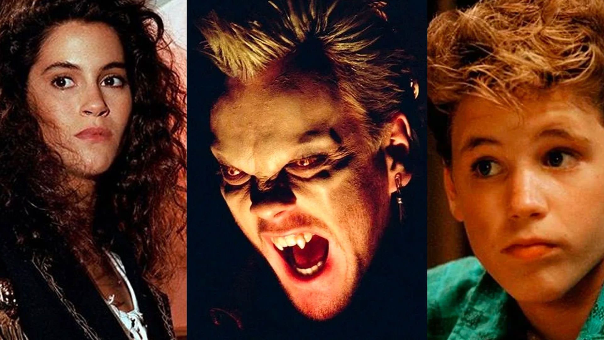 سه شخصیت از فیلم Lost Boys در یک قاب