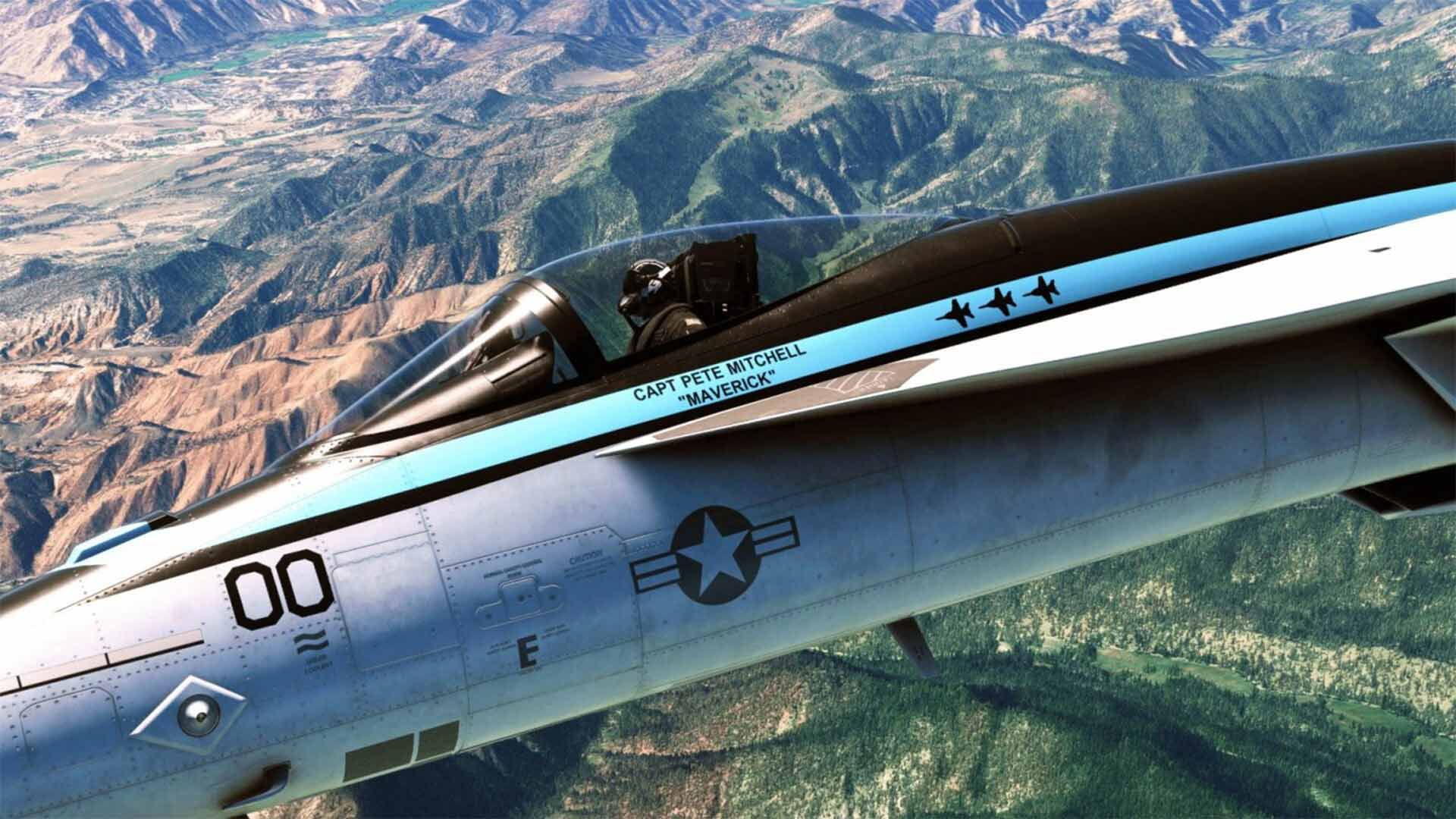 بسته الحاقی top gun maverick بازی microsoft flight simulator