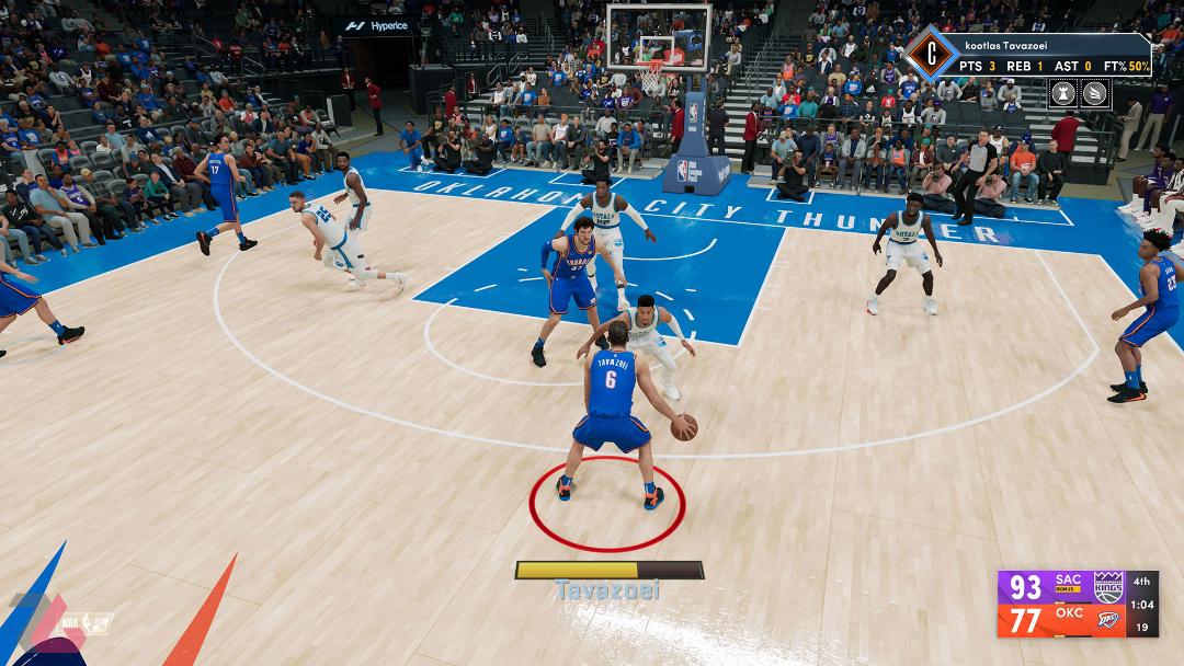 مسابقات حالت My Career با کاراکتر شخصی سازی شده در NBA 2K22