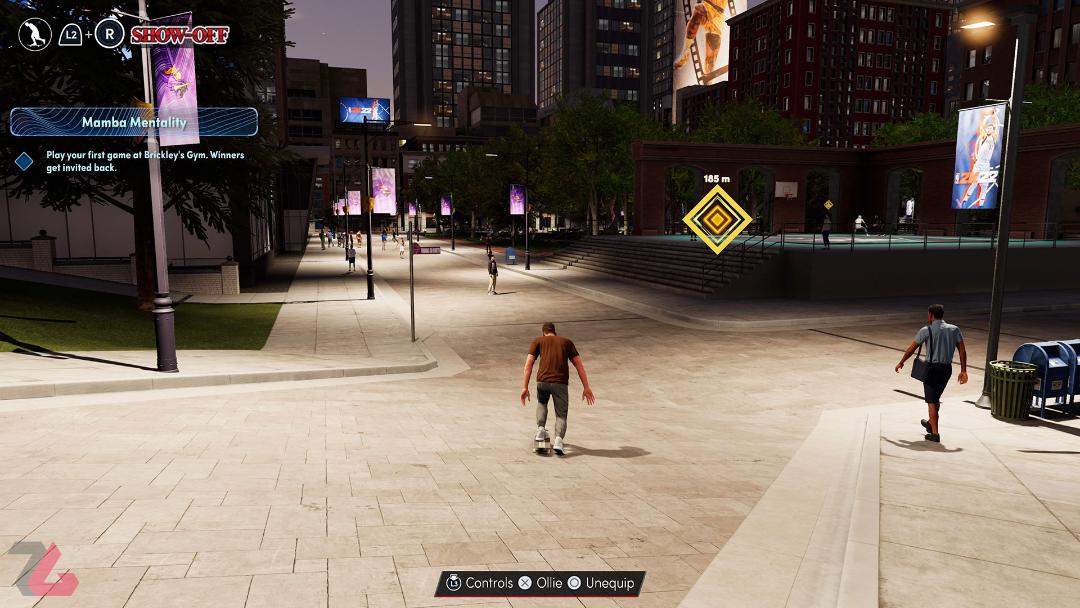 محیط The City بازی NBA 2K22