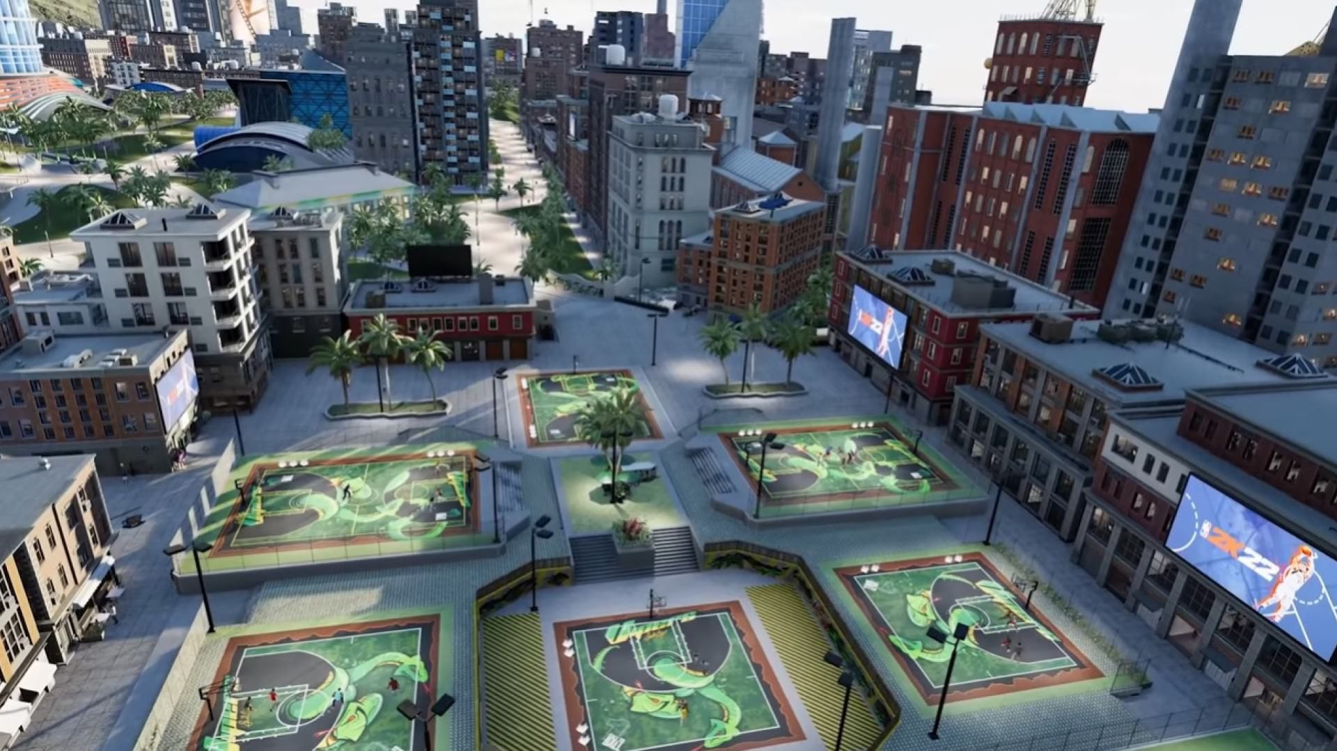 بخش The City بازی NBA 2K22