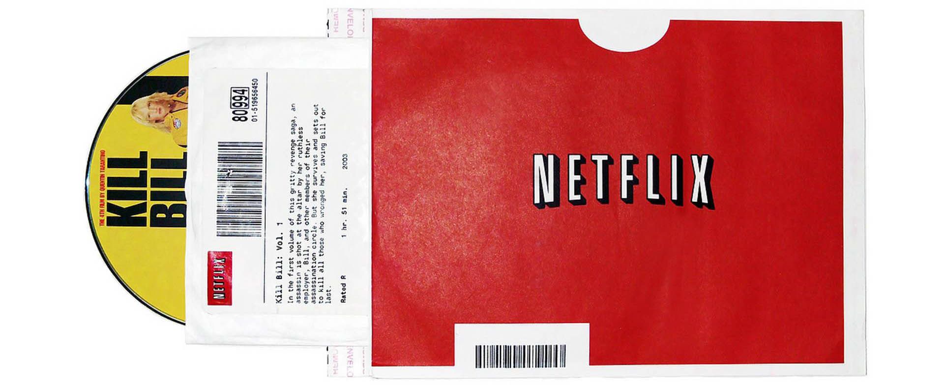 بسته ارسال DVD شرکت نتفلیکس