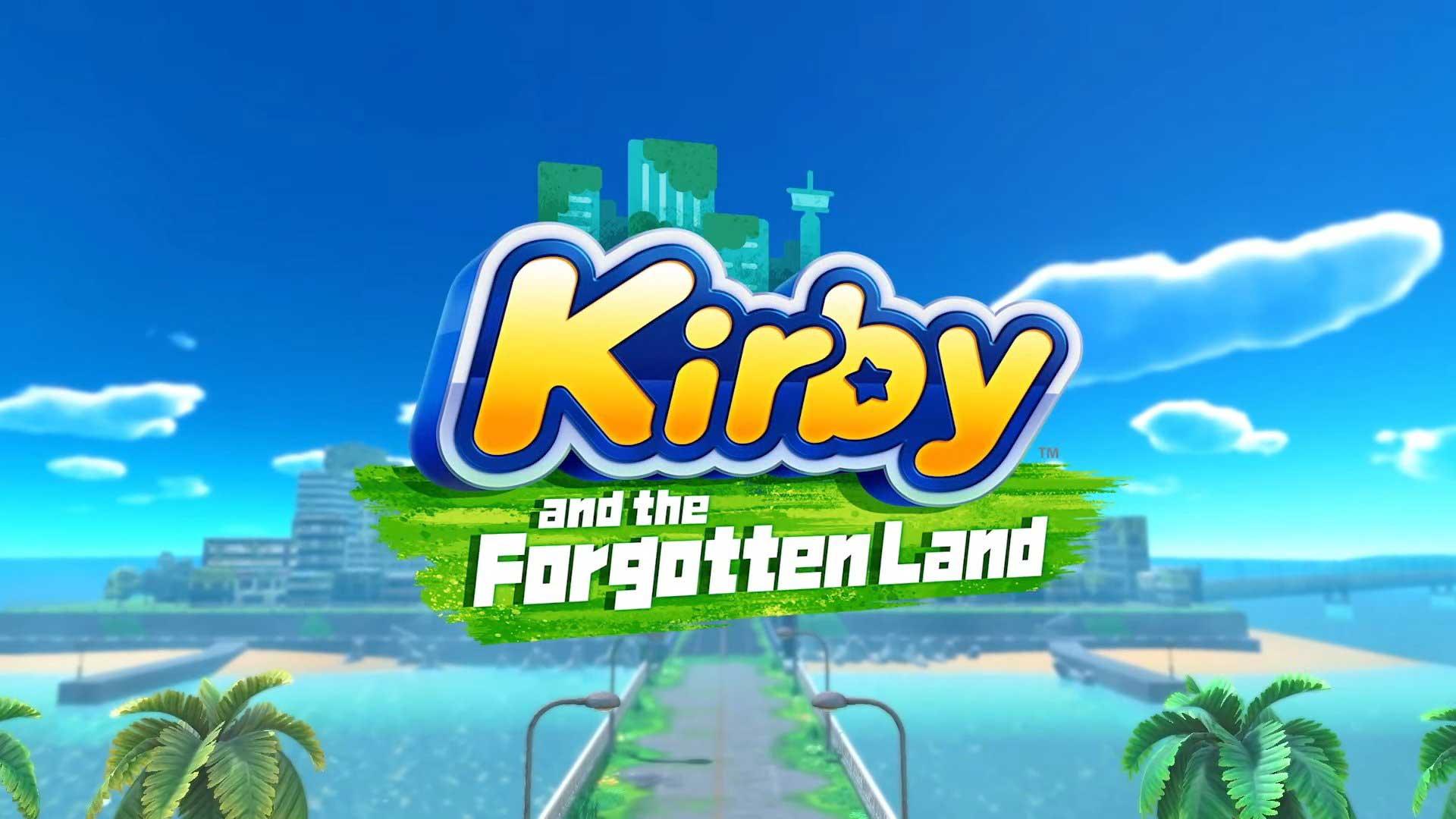 لوگو رسمی بازی Kirby and the Forgotten Land، انحصاری جدید نینتندو سوییچ با محوریت شخصیت کربی