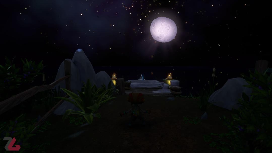 فضای بازی Psychonauts 2 در شب