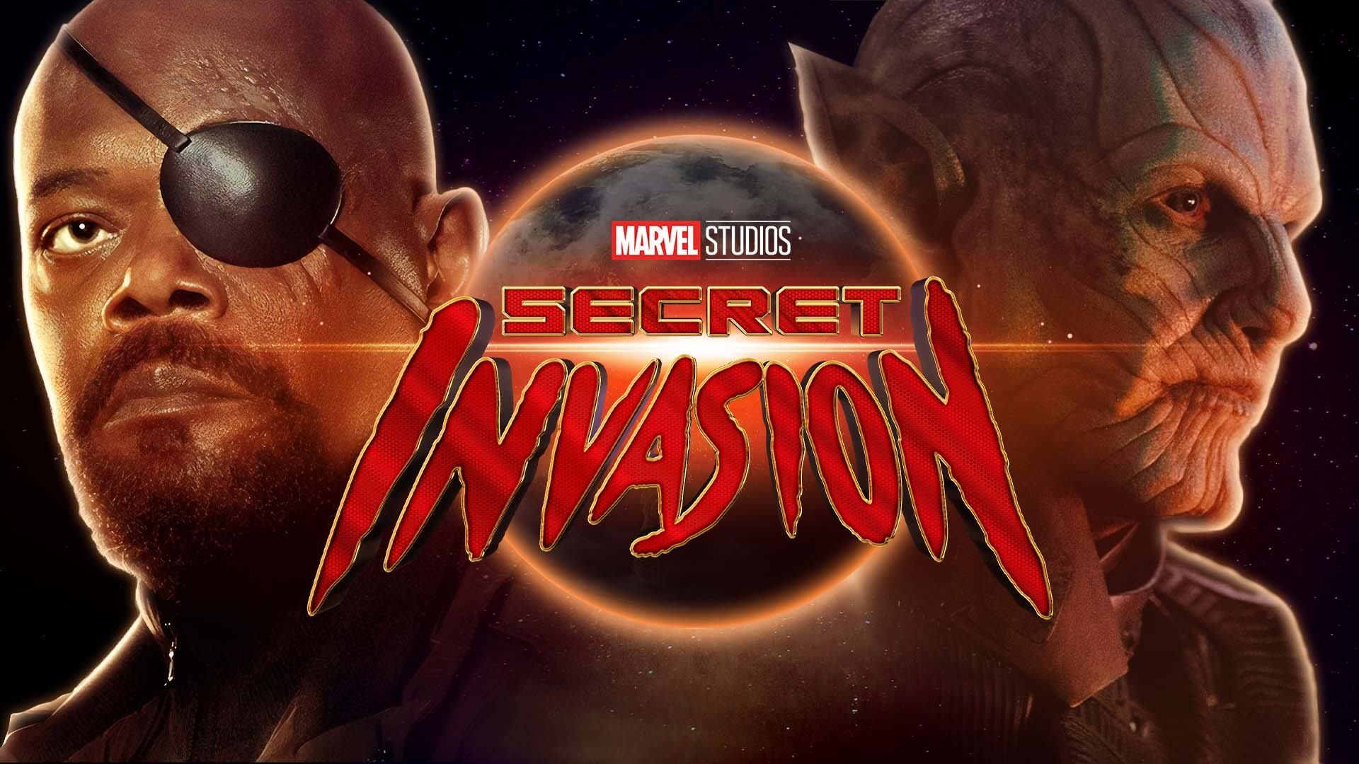 تصویر ساختگی از نیک فیوری و تالوس در سریال Secret Invasion