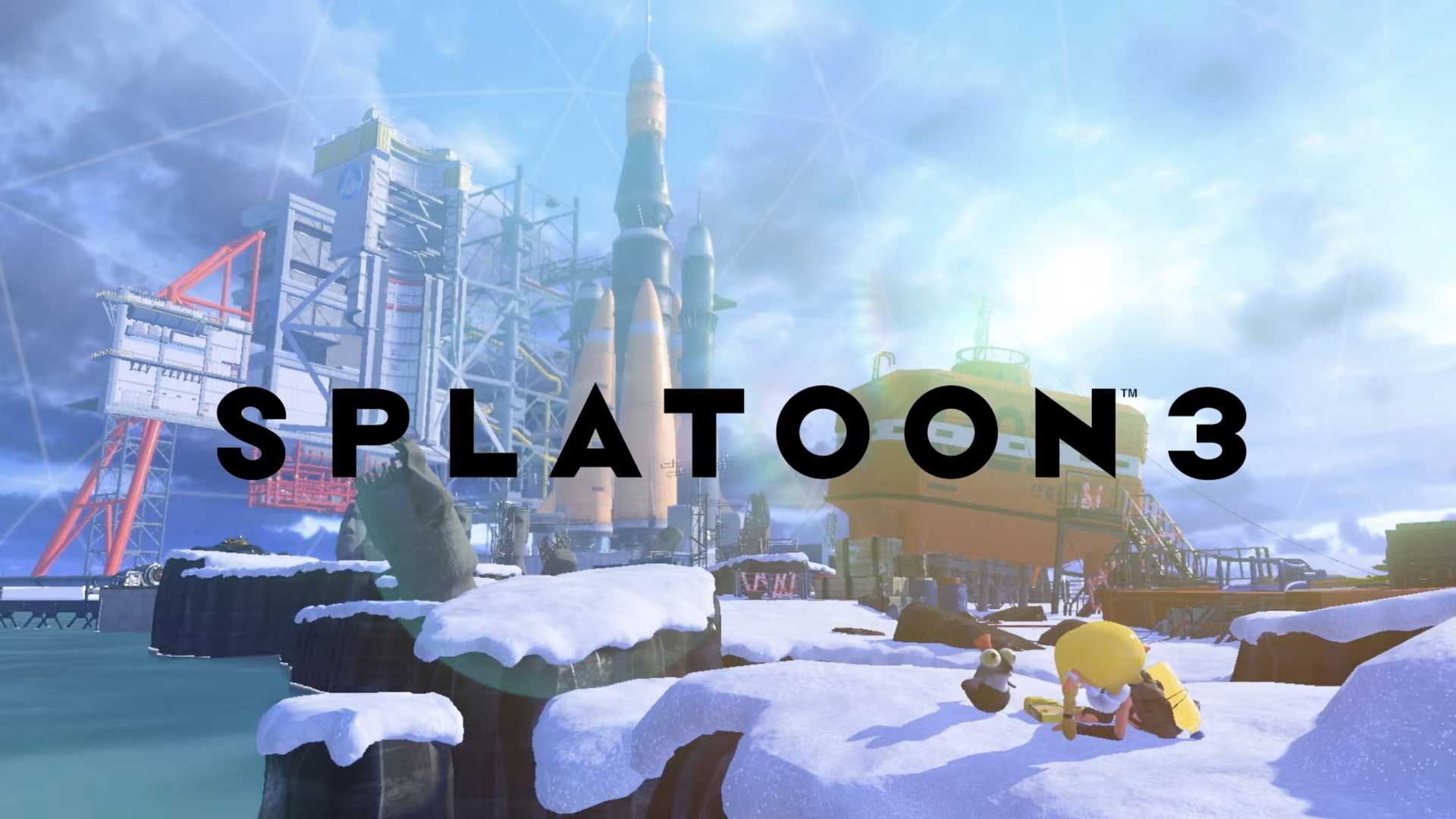 محیط برفی بازی Splatoon 3 نینتندو سوییچ