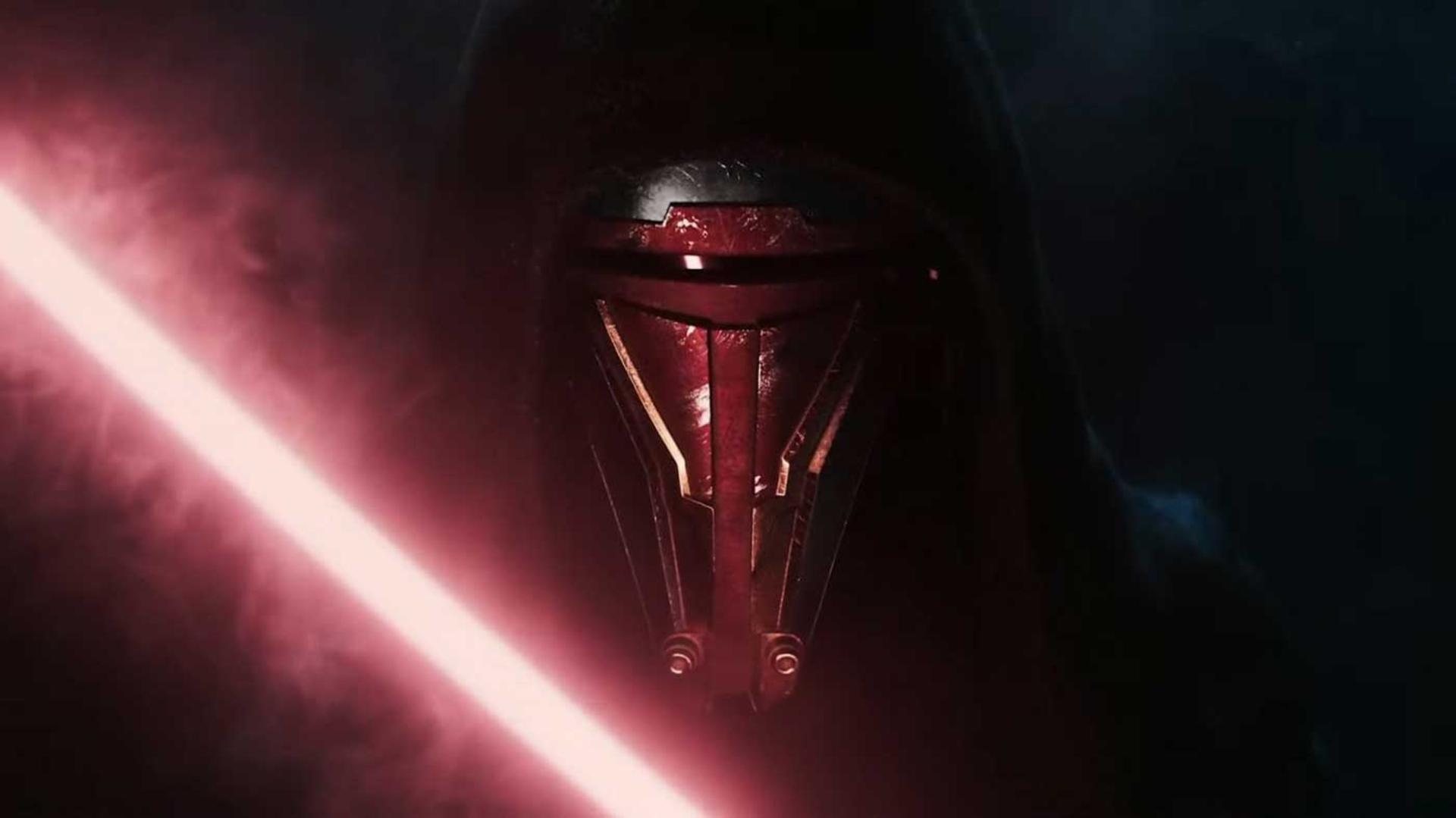 لایب سیبر قرمز و ظاهر مخوف شخصیت ریمیک بازی Star Wars KOTOR