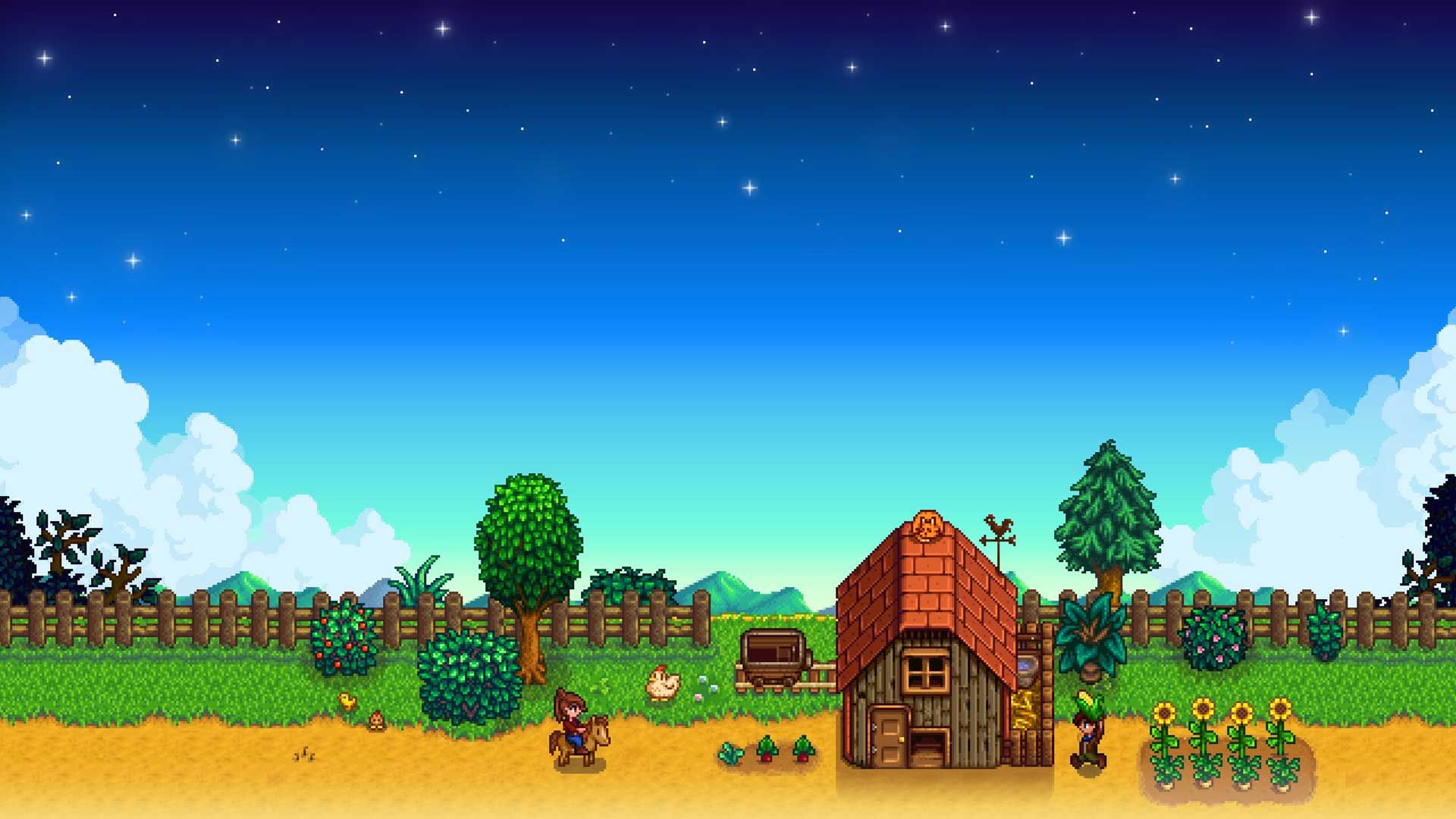 یک خانه و مزرعه دوست داشتنی در بازی Stardew Valley