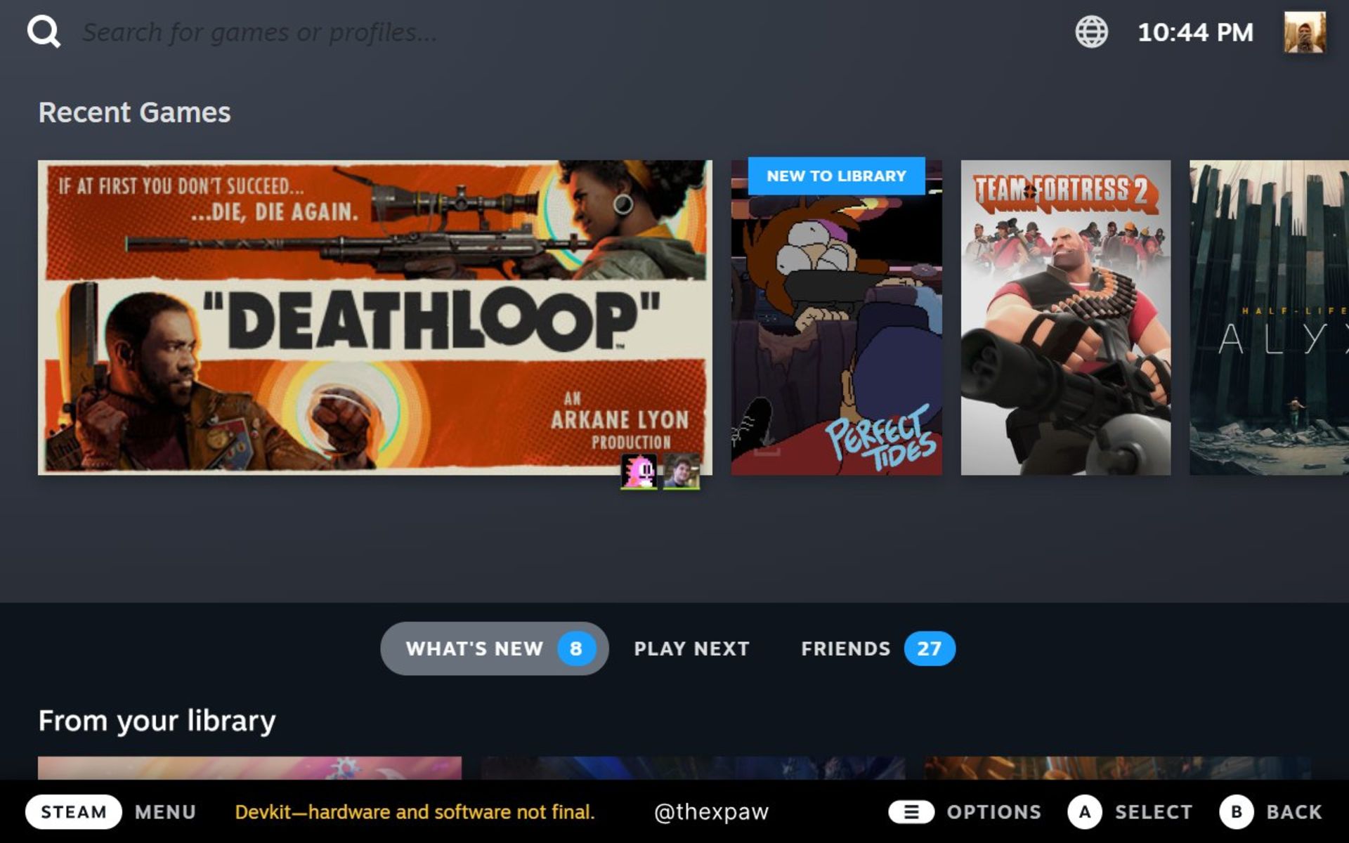 تصاویر لو رفته از SteamOS 3، سیستم‌عامل Steam Deck
