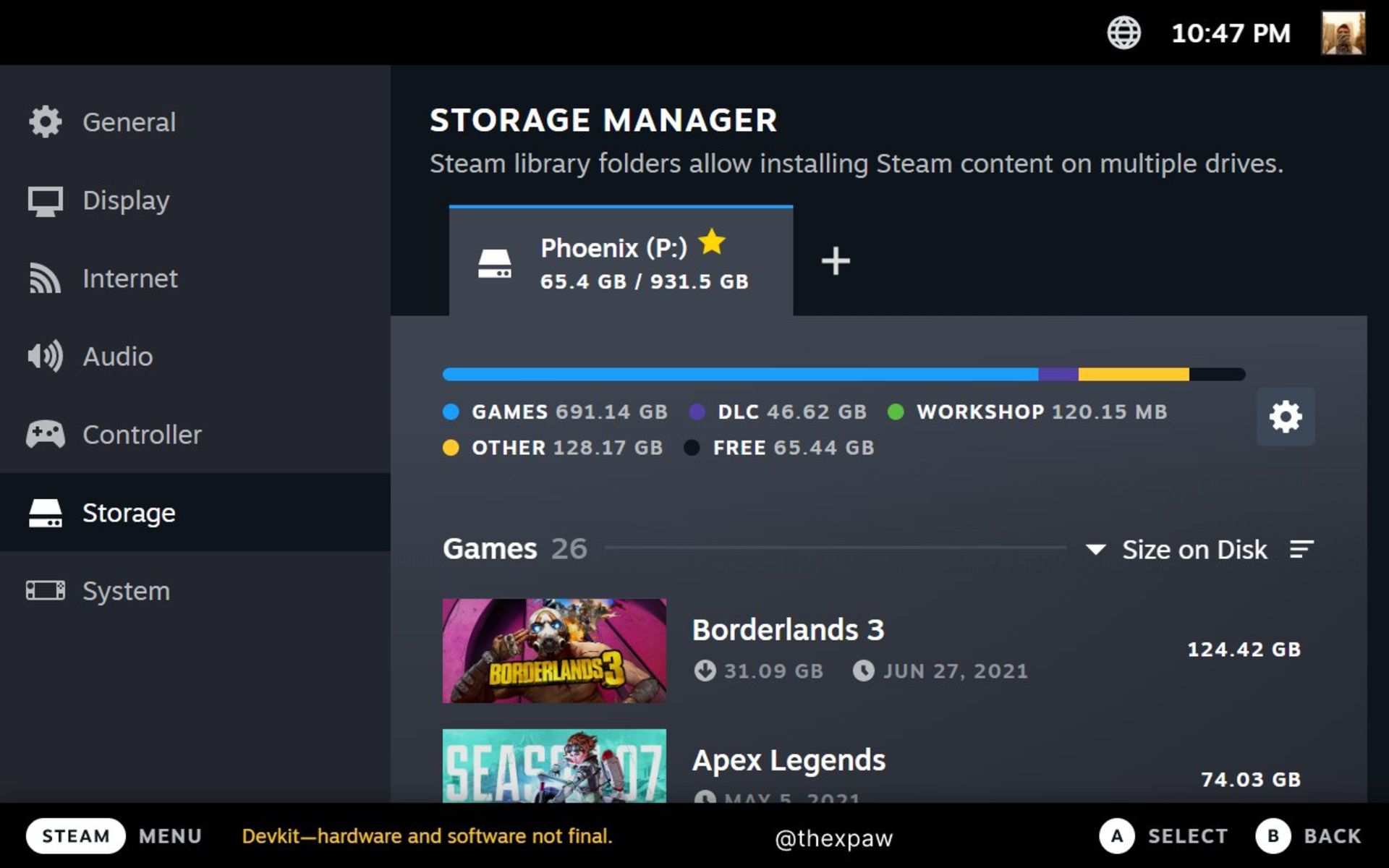 تصاویر لو رفته از SteamOS 3، سیستم‌عامل Steam Deck