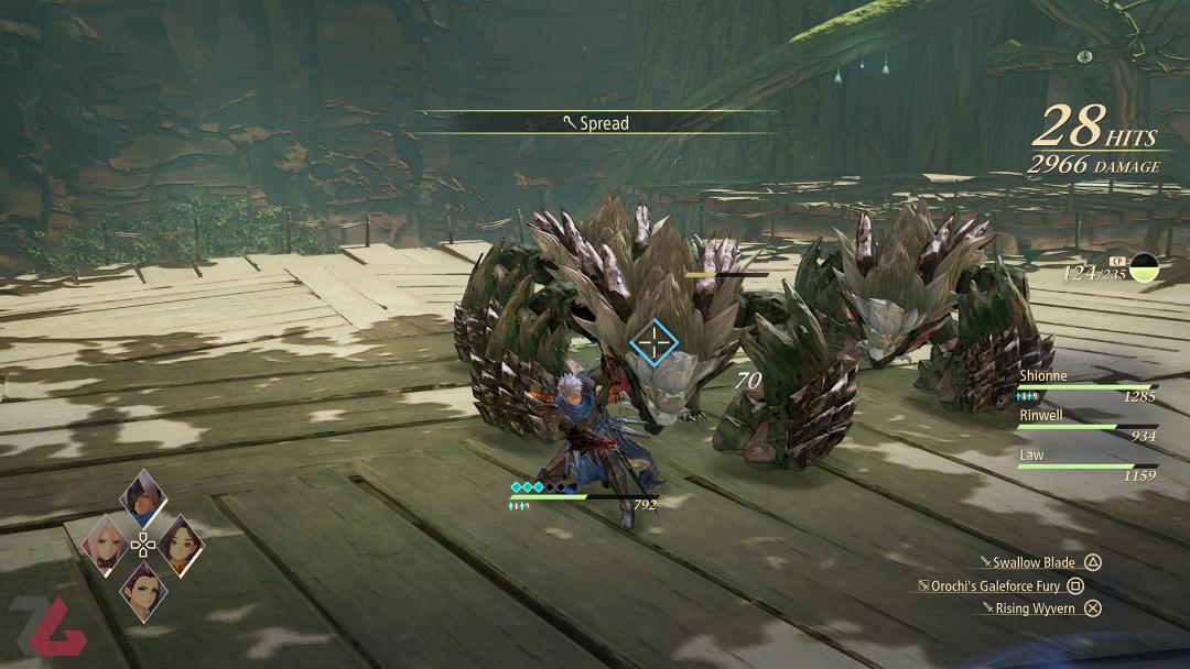 نبرد با هیولاها در Tales of Arise