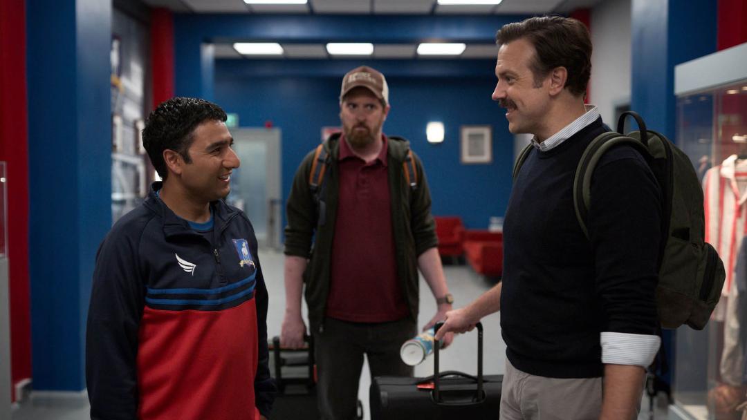 برندان هانت نیک محمد و جیسون سودیکیس در سریال Ted Lasso