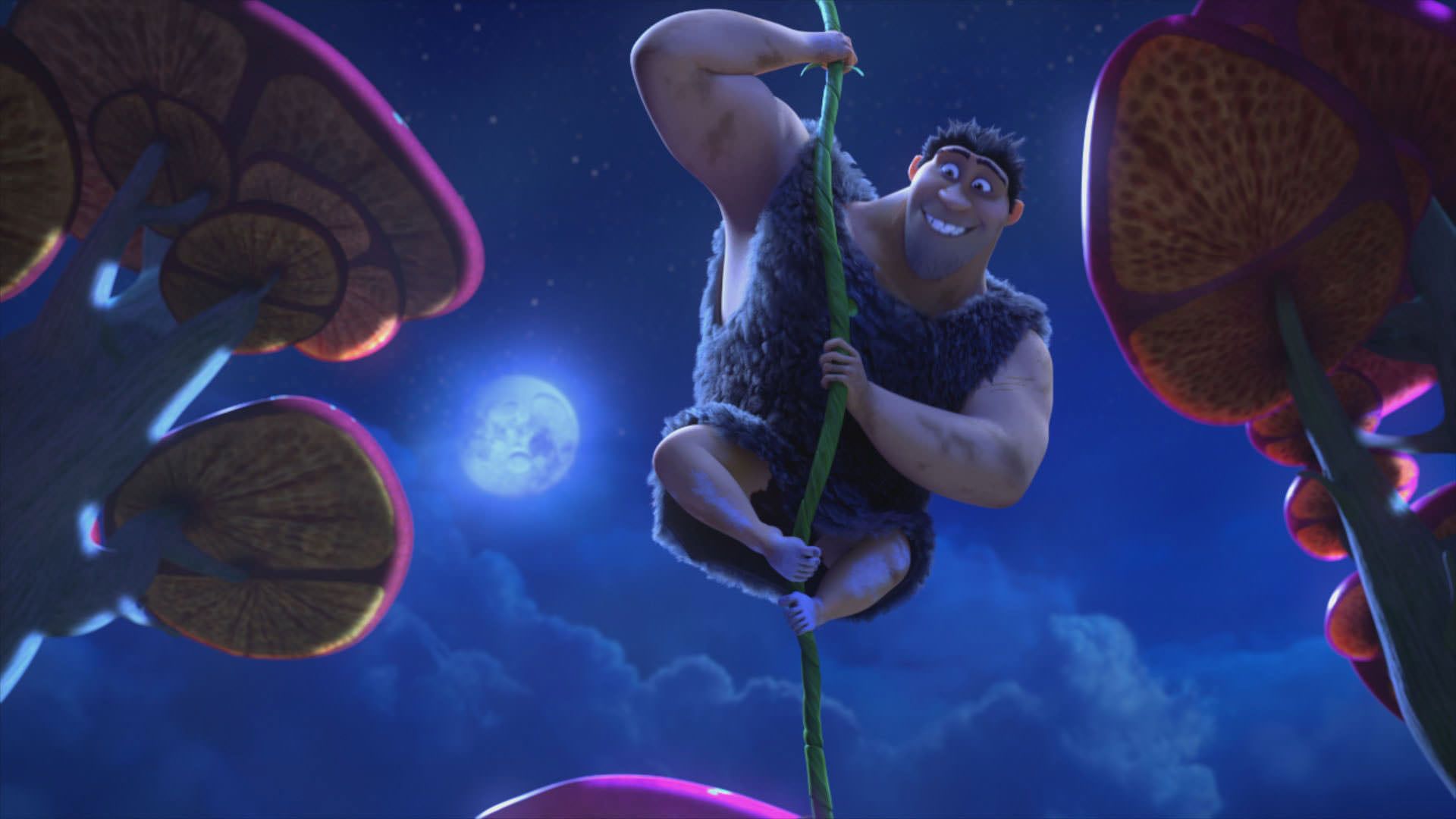 شخصیتی معلق در هوا در انیمیشن The Croods Family Tree