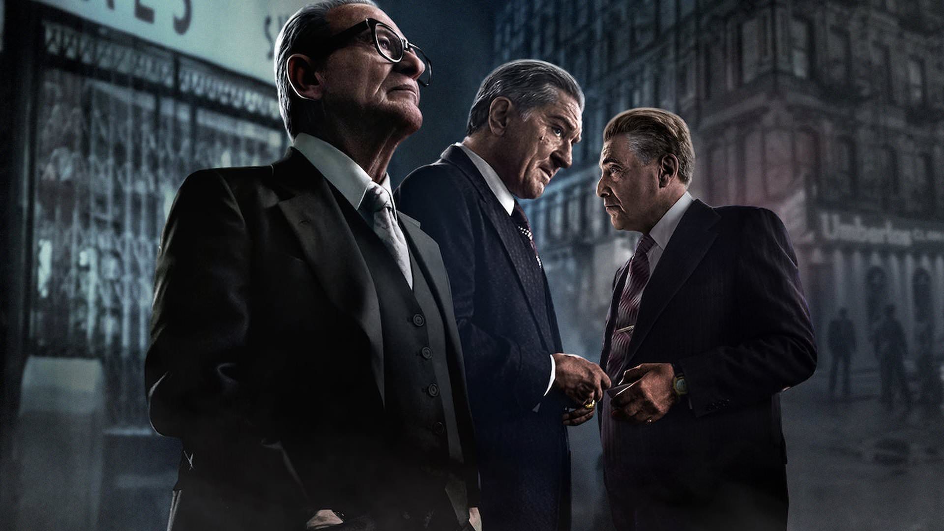 آل پاچینو، رابرت دنیرو و جو پشی در فیلم The Irishman