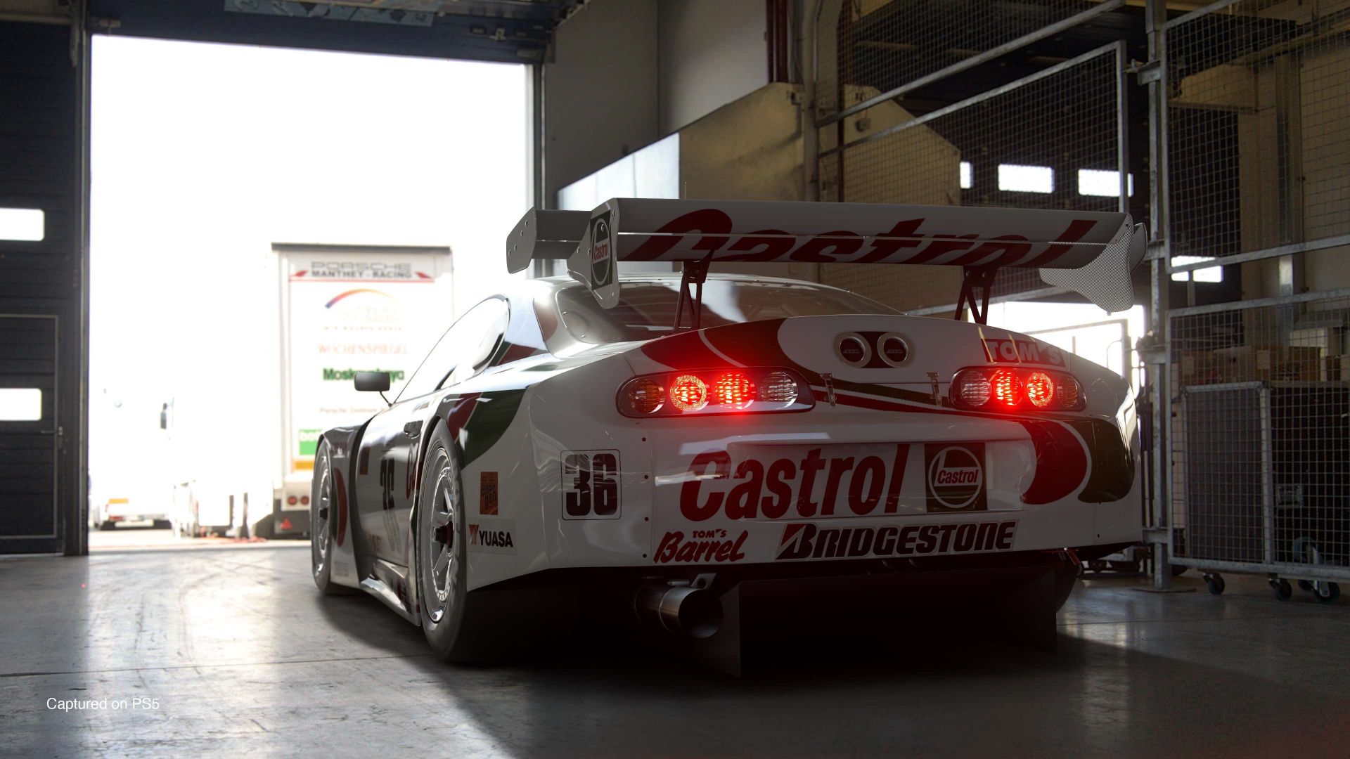 نمایش پشت Toyota Supra GT500 ’97