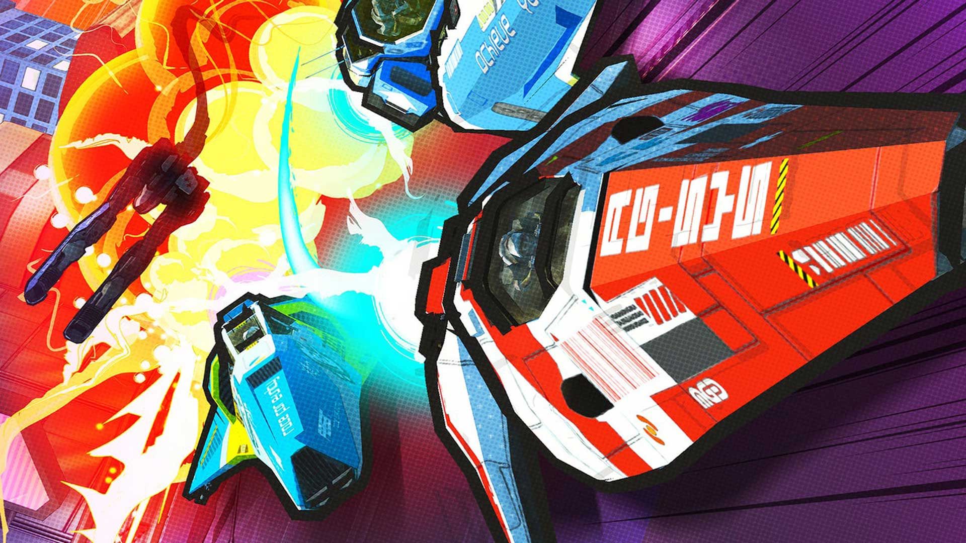 بازی Wipeout Rush، یک بازی آیفون و بازی اندروید ریسینگ آرکید با گرافیک کمیک بوکی