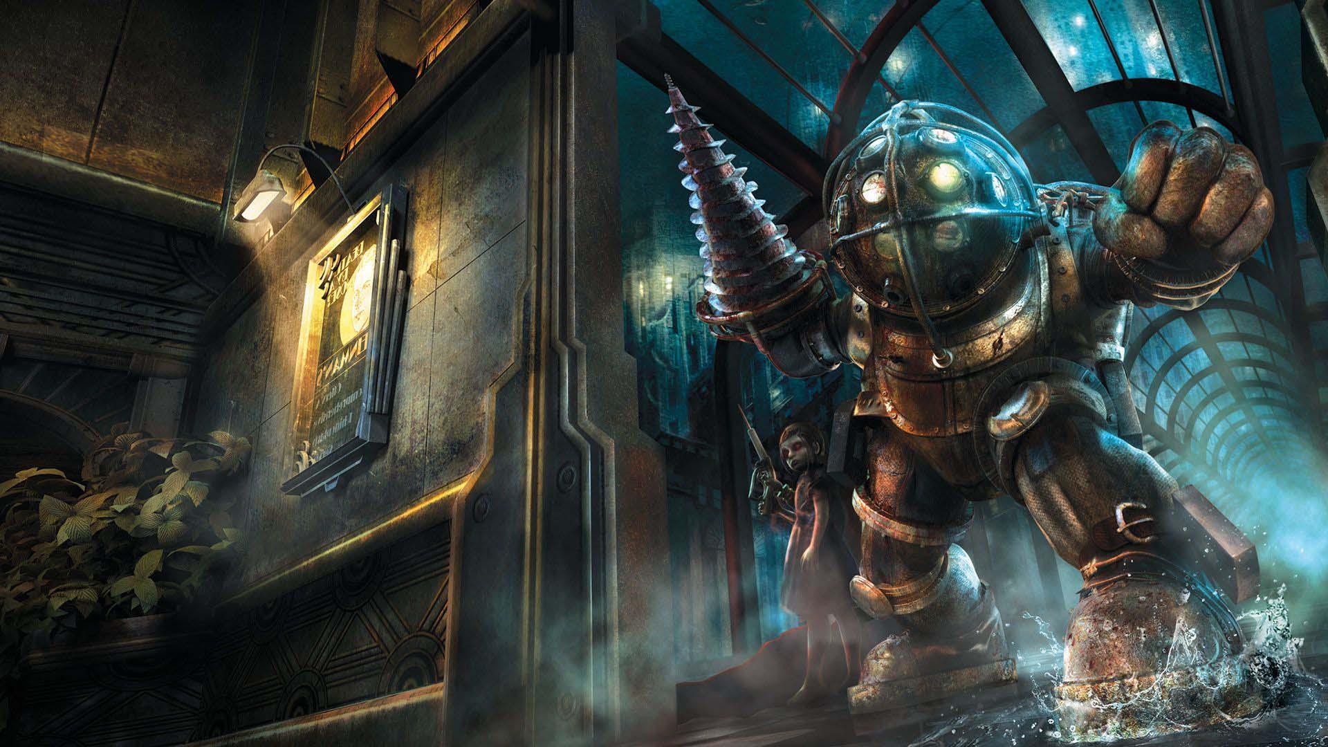 بیگ ددی و لیتل سیستر در بازی BioShock