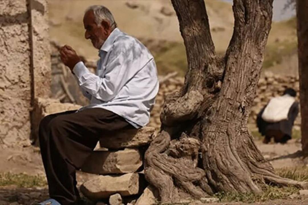 نمایی از یک پیرمرد در فیلم در