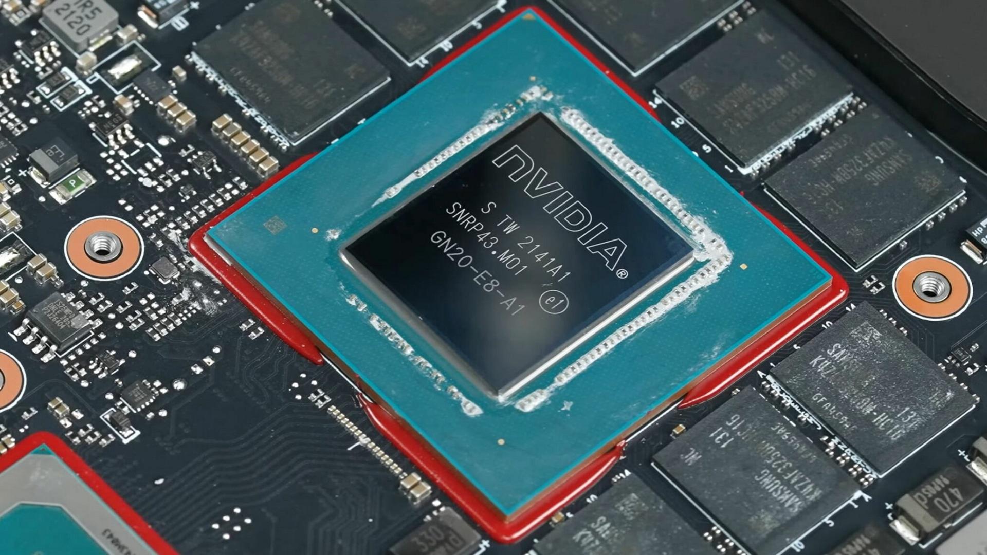 تصویری از NVIDIA GA103 GPU