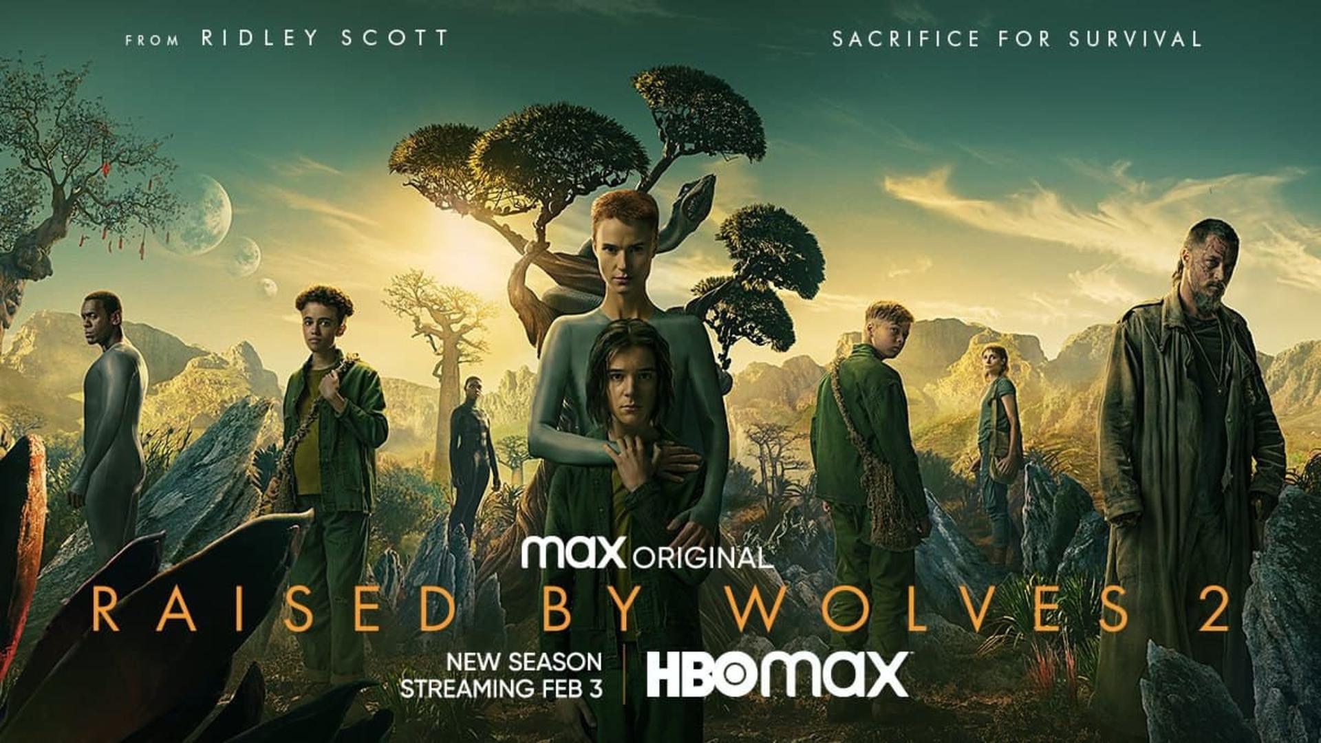 پوستر رسمی فصل دوم سریال Raised by Wolves