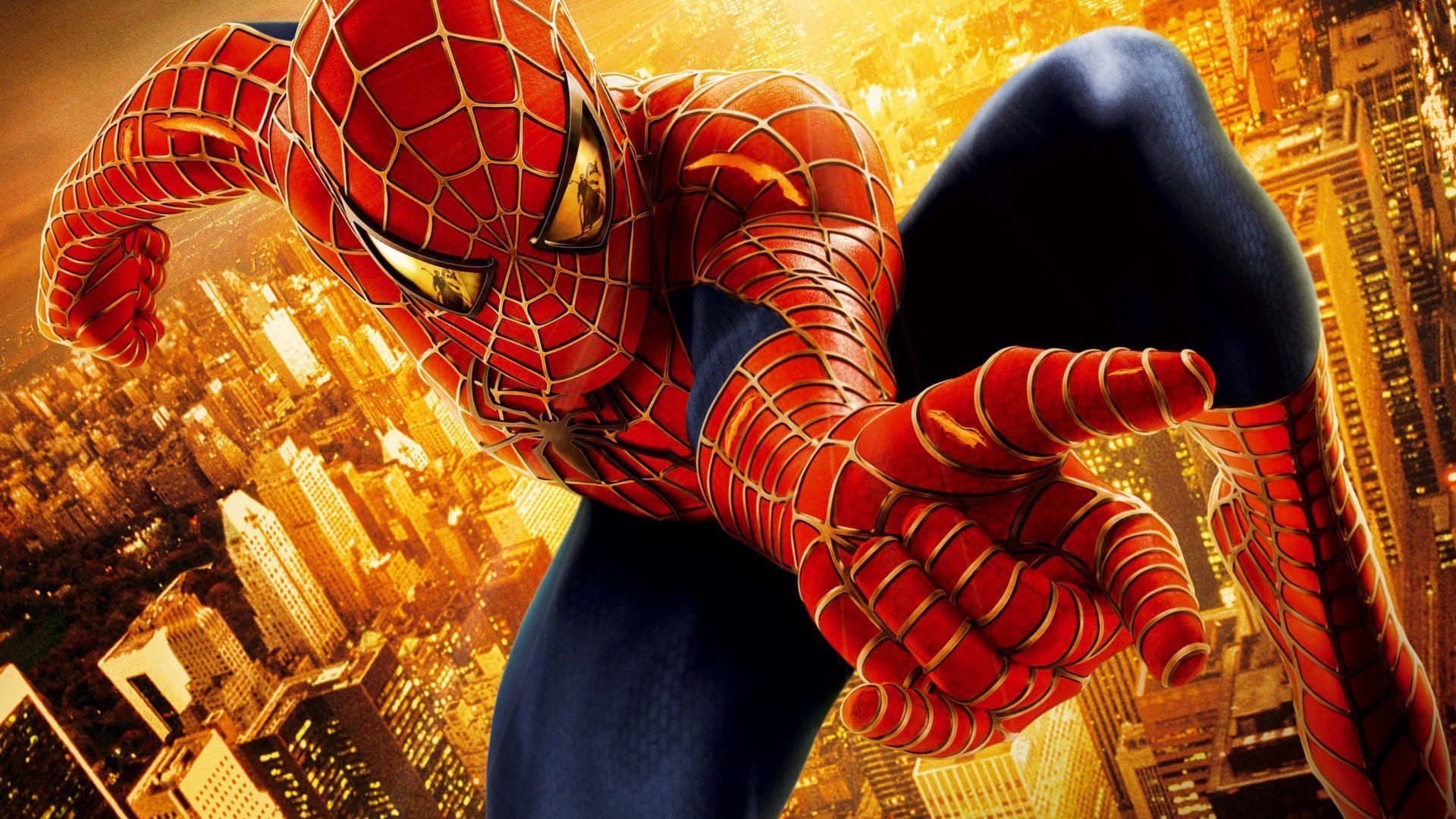 مرد عنکبوتی در پوستر فیلم Spider-Man 2