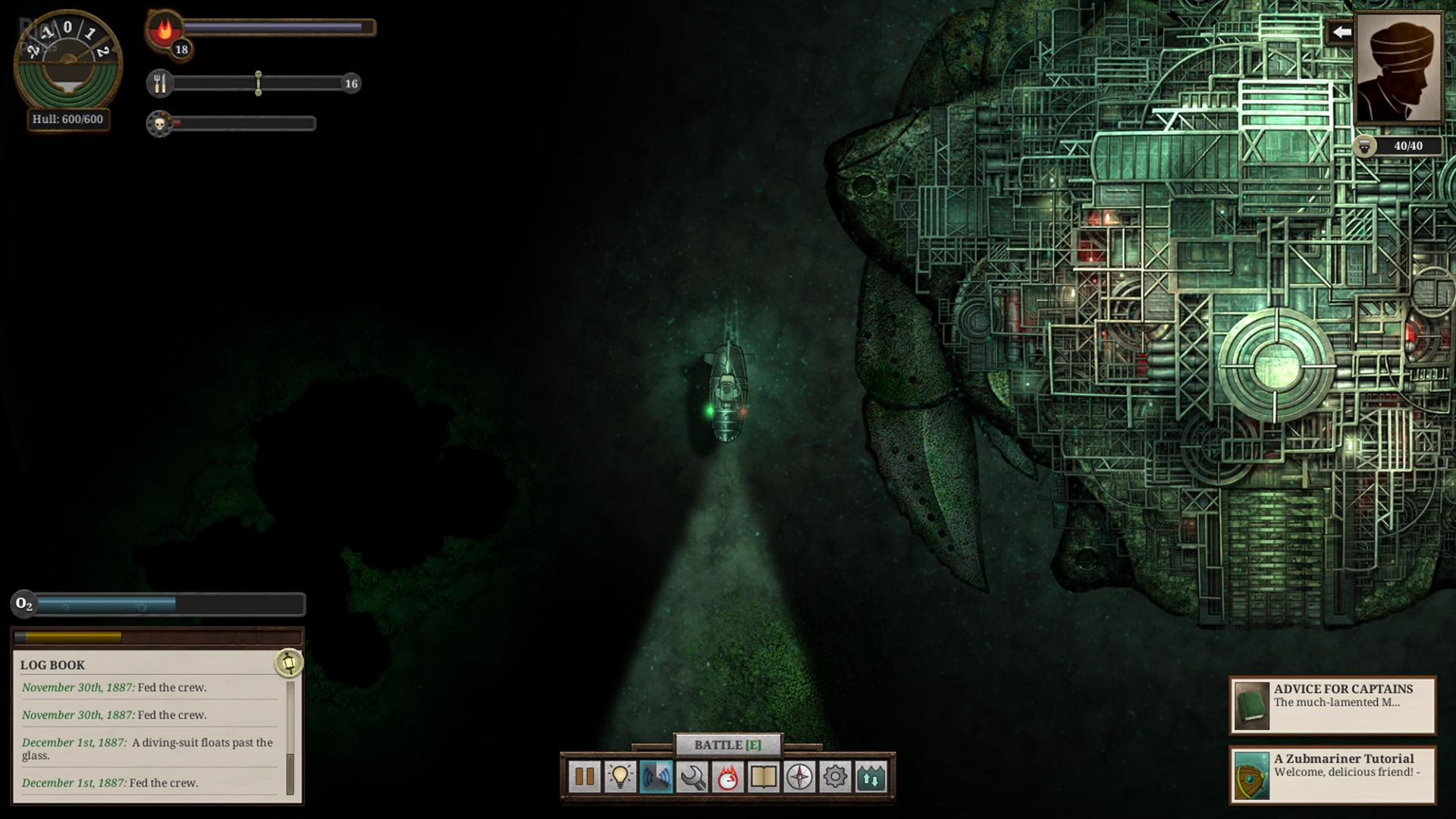 گیم پلی بازی Sunless Sea