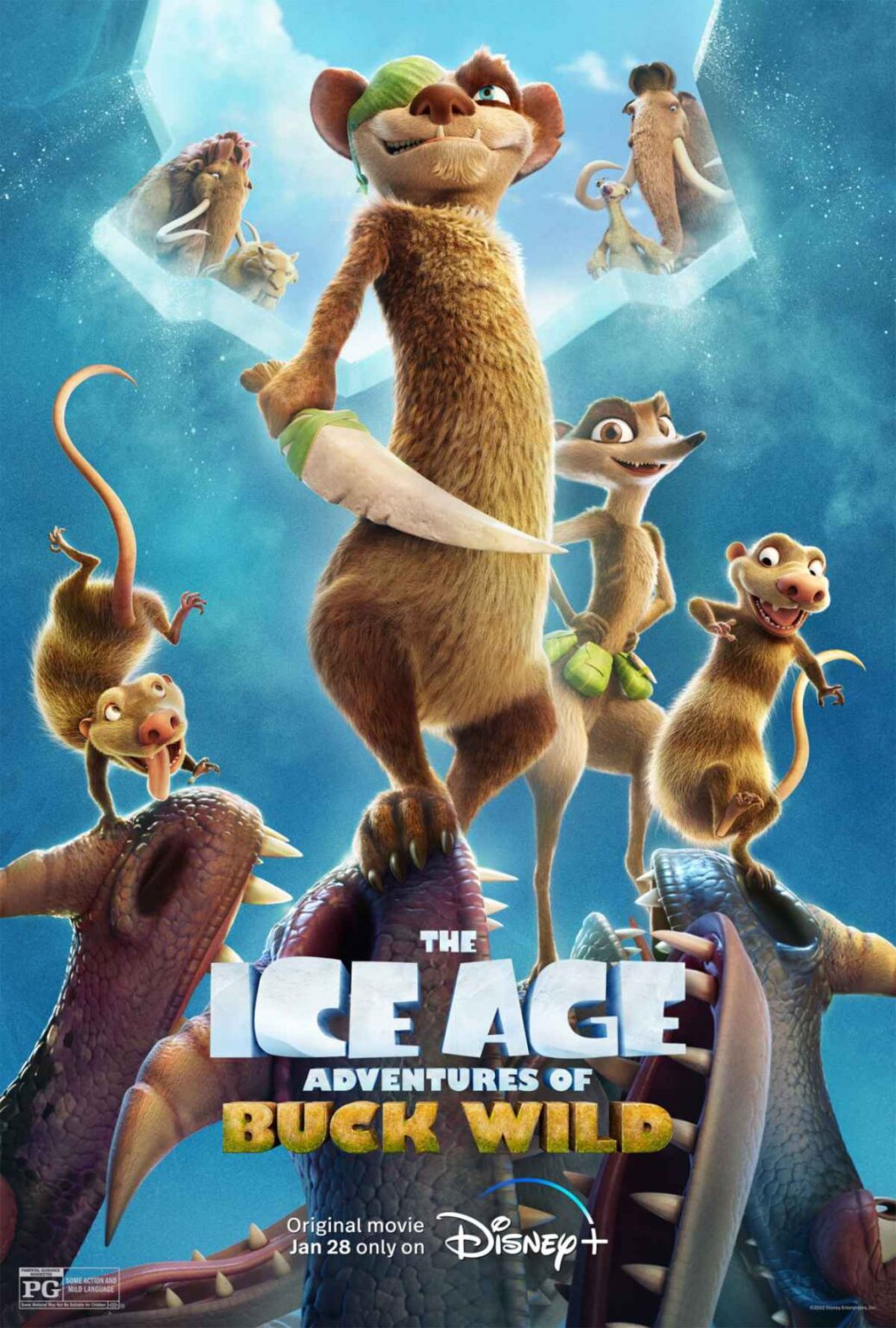 پوستر جدید انیمیشن The Ice Age Adventures of Buck Wild