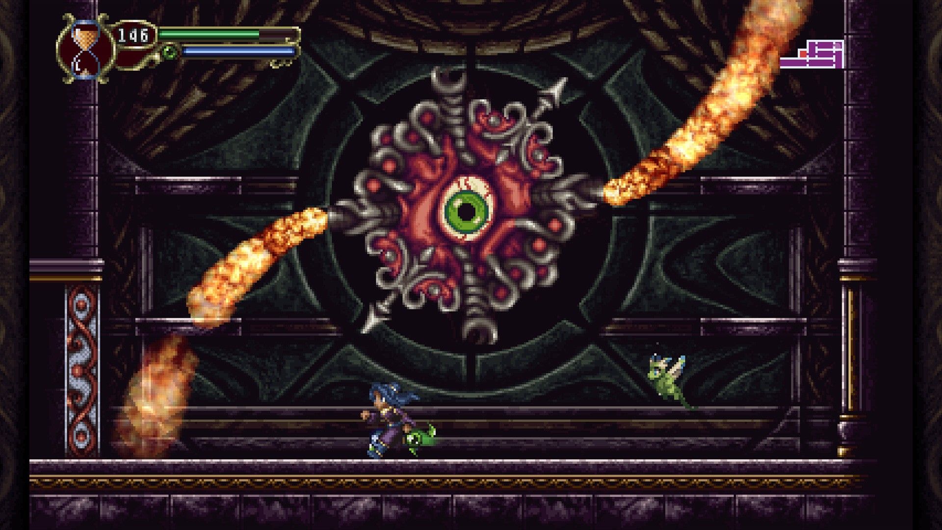 باس فایت بازی Timespinner