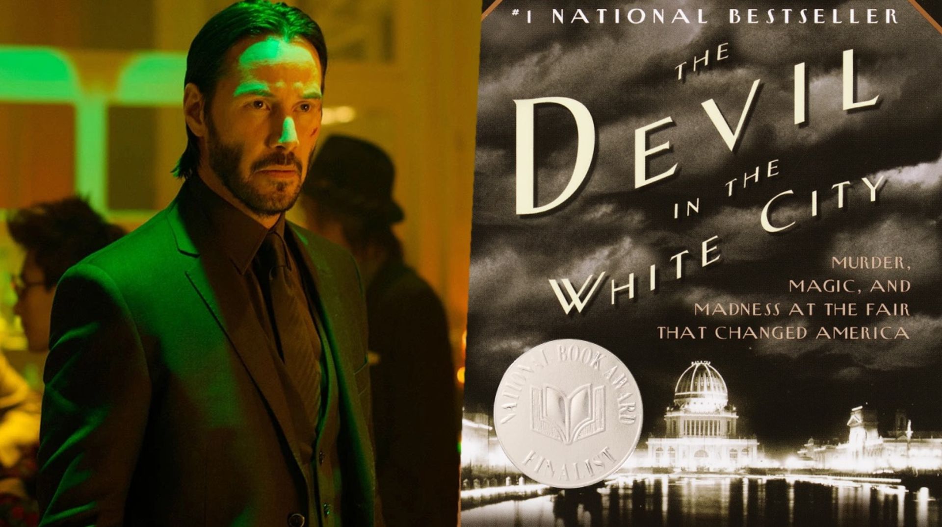 کیانو ریوز و رمان The Devil in the White City