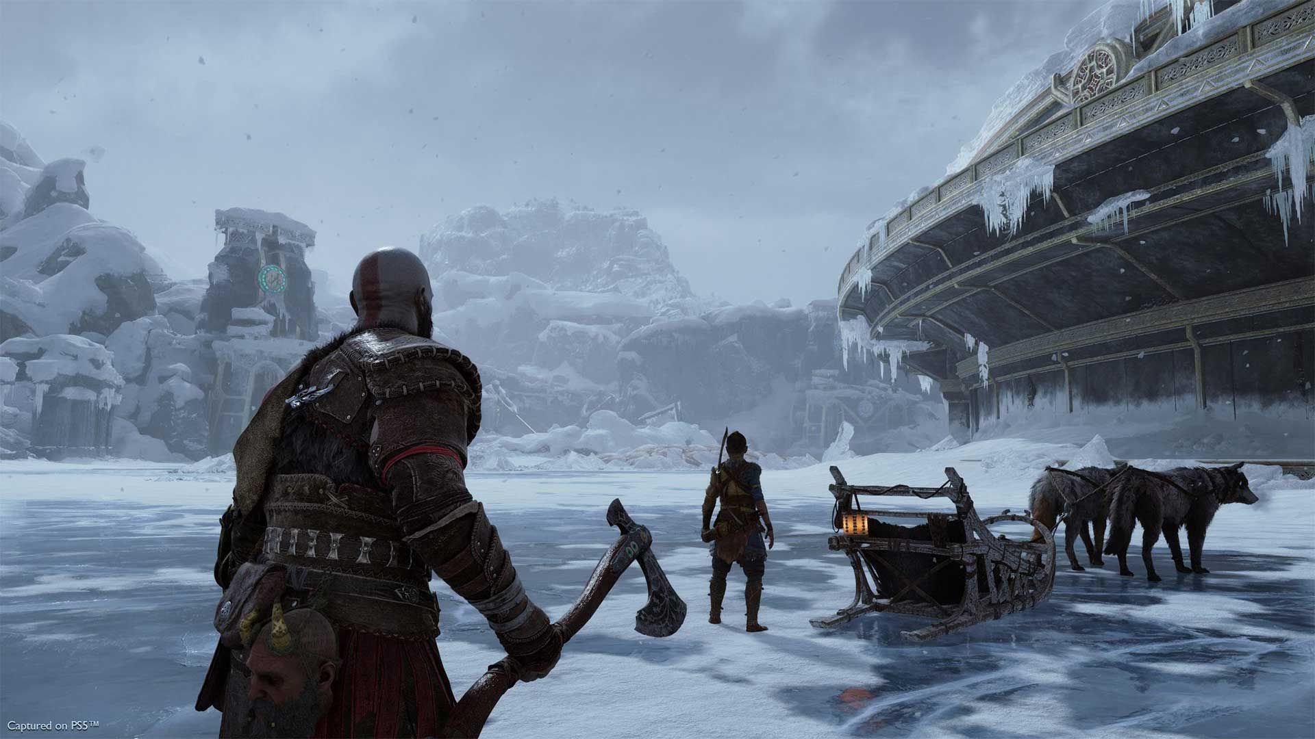 کریتوس و آترئوس در اسکرین شات‌های جدید God of War Ragnarok