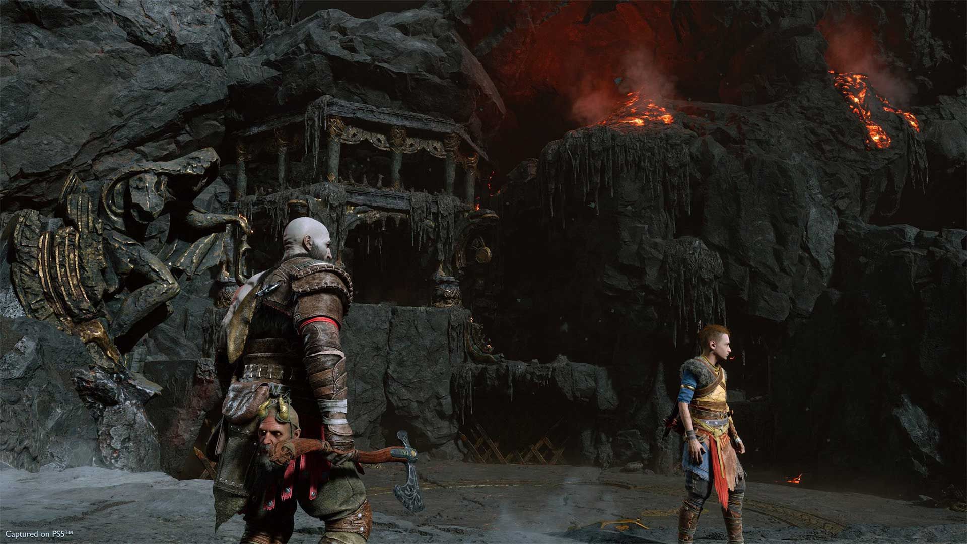 کریتوس و آترئوس در اسکرین شات‌های جدید God of War Ragnarok