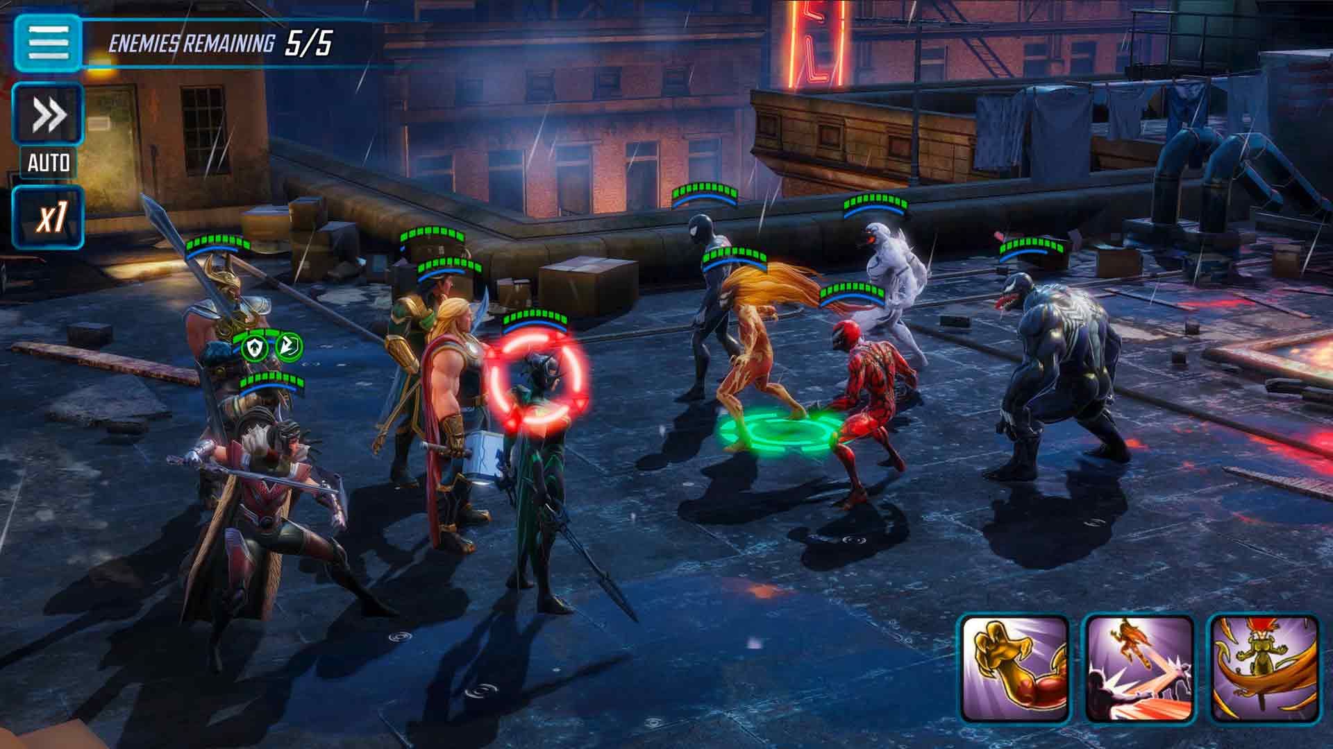 بازی اندروید Marvel Strike Force