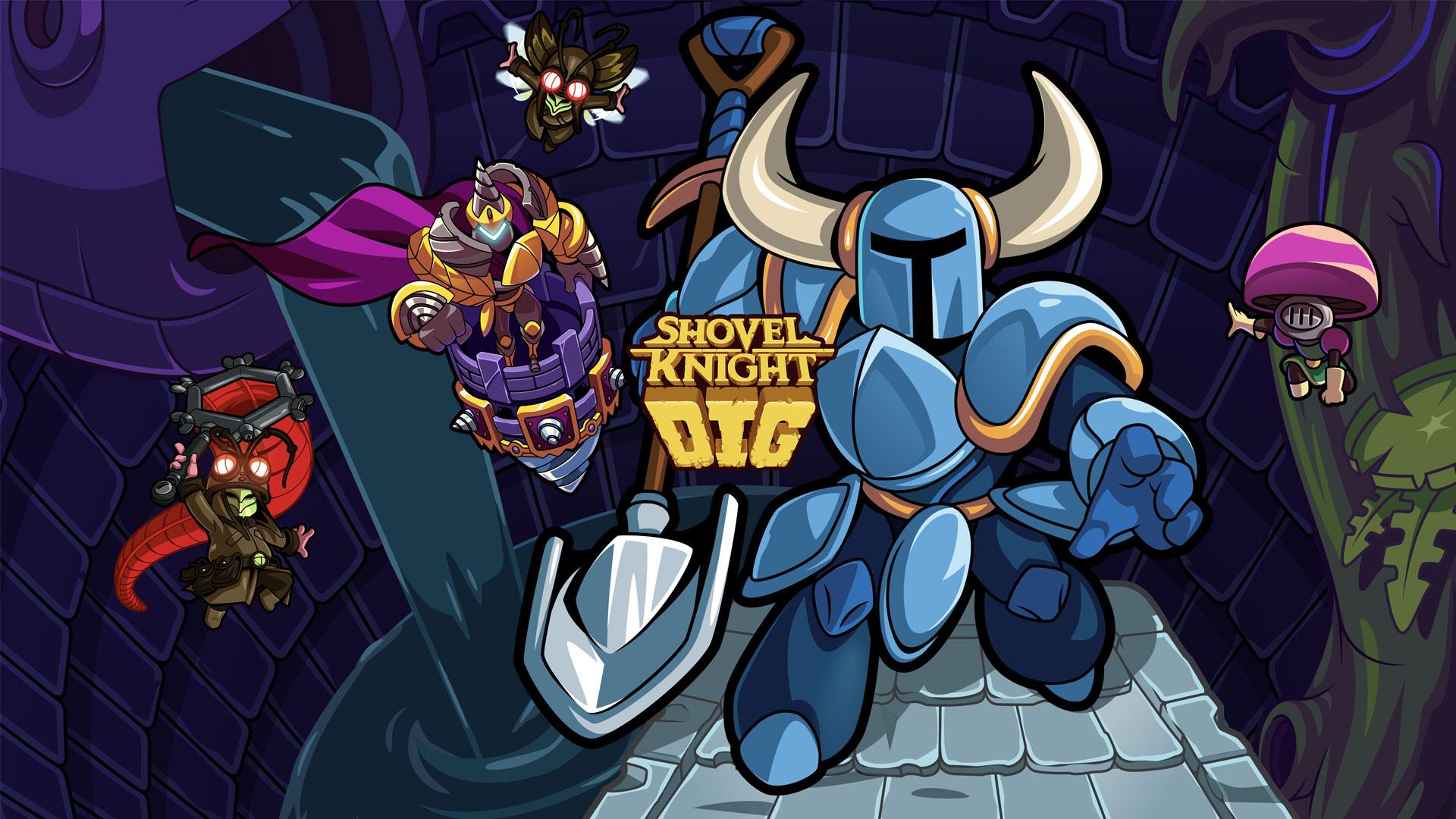 شاول نایت و سایر باس‌های Shovel Knight Dig