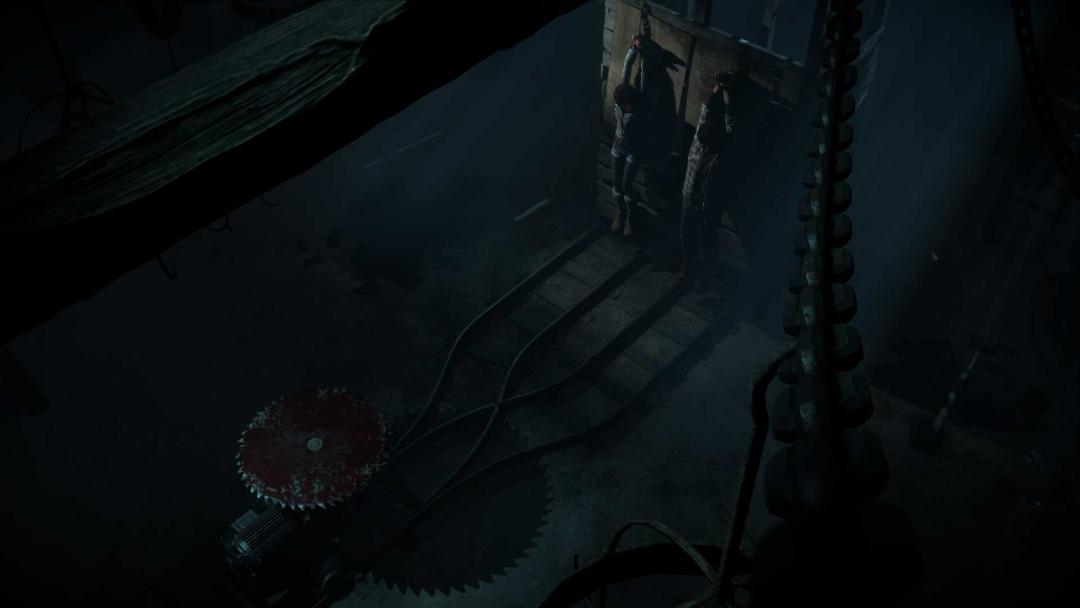 اره برقی در بازی until dawn