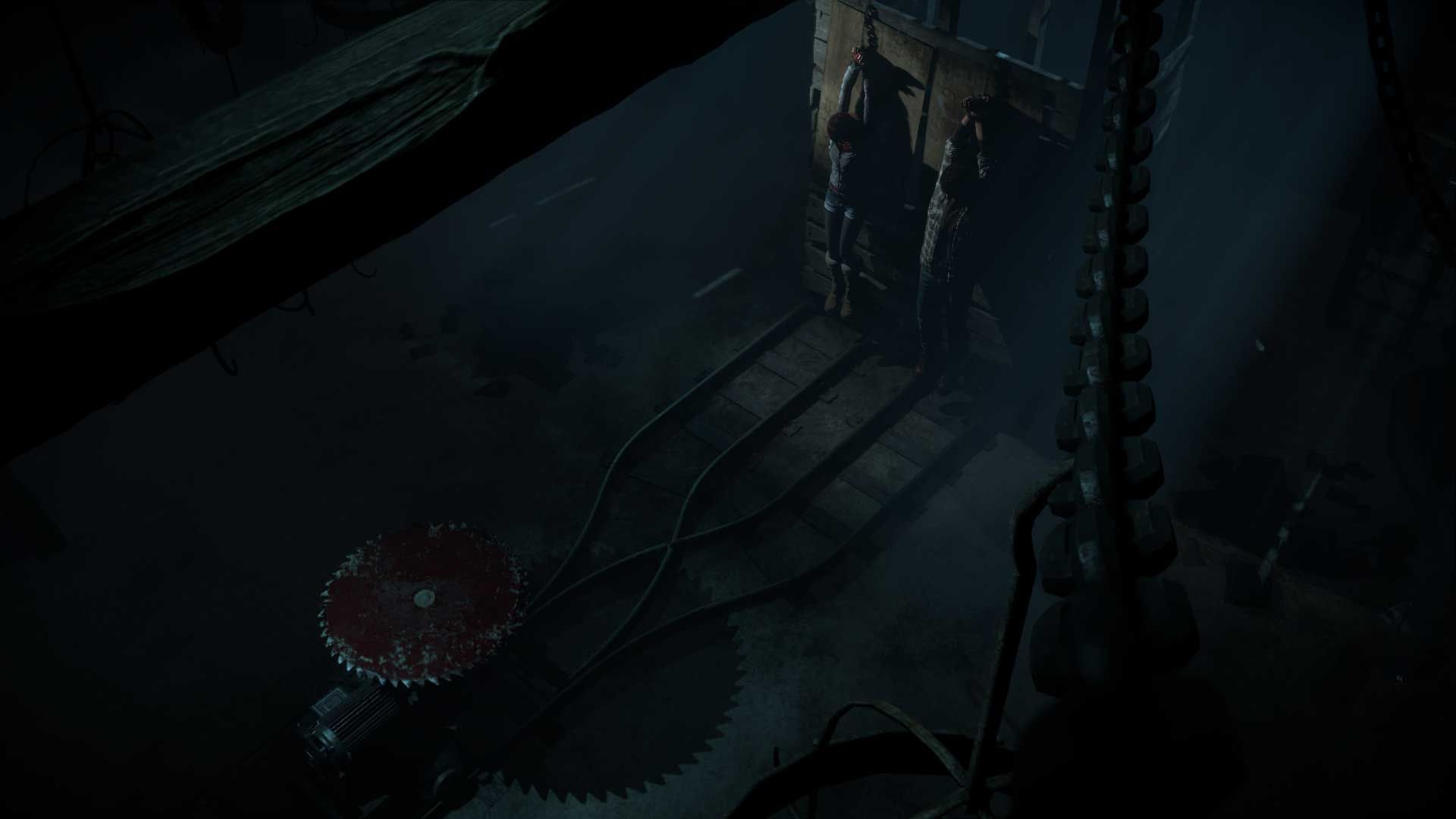اره برقی در بازی until dawn