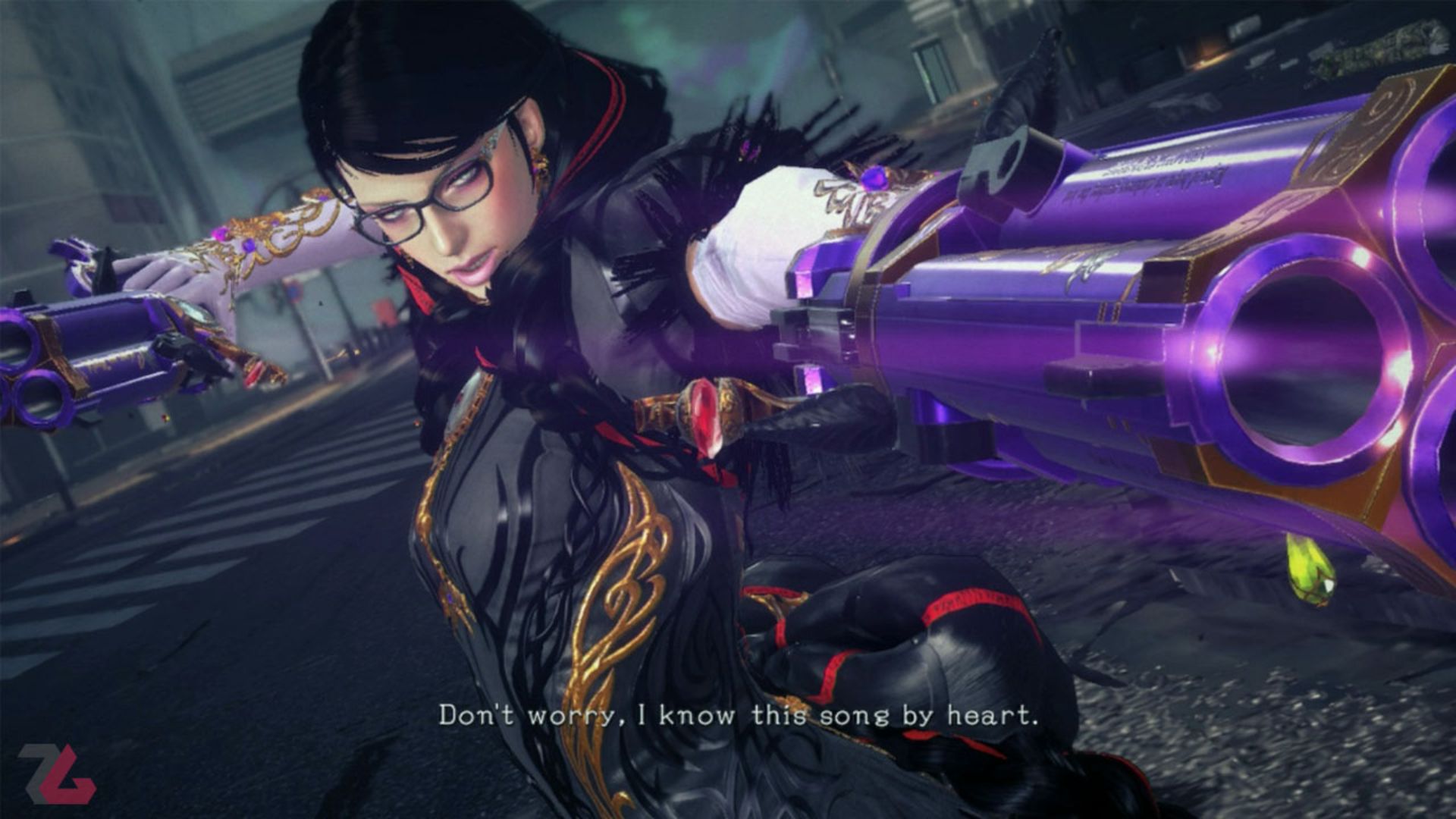 بایونتا در حال آماده شدن برای نابودی حریف در Bayonetta 3
