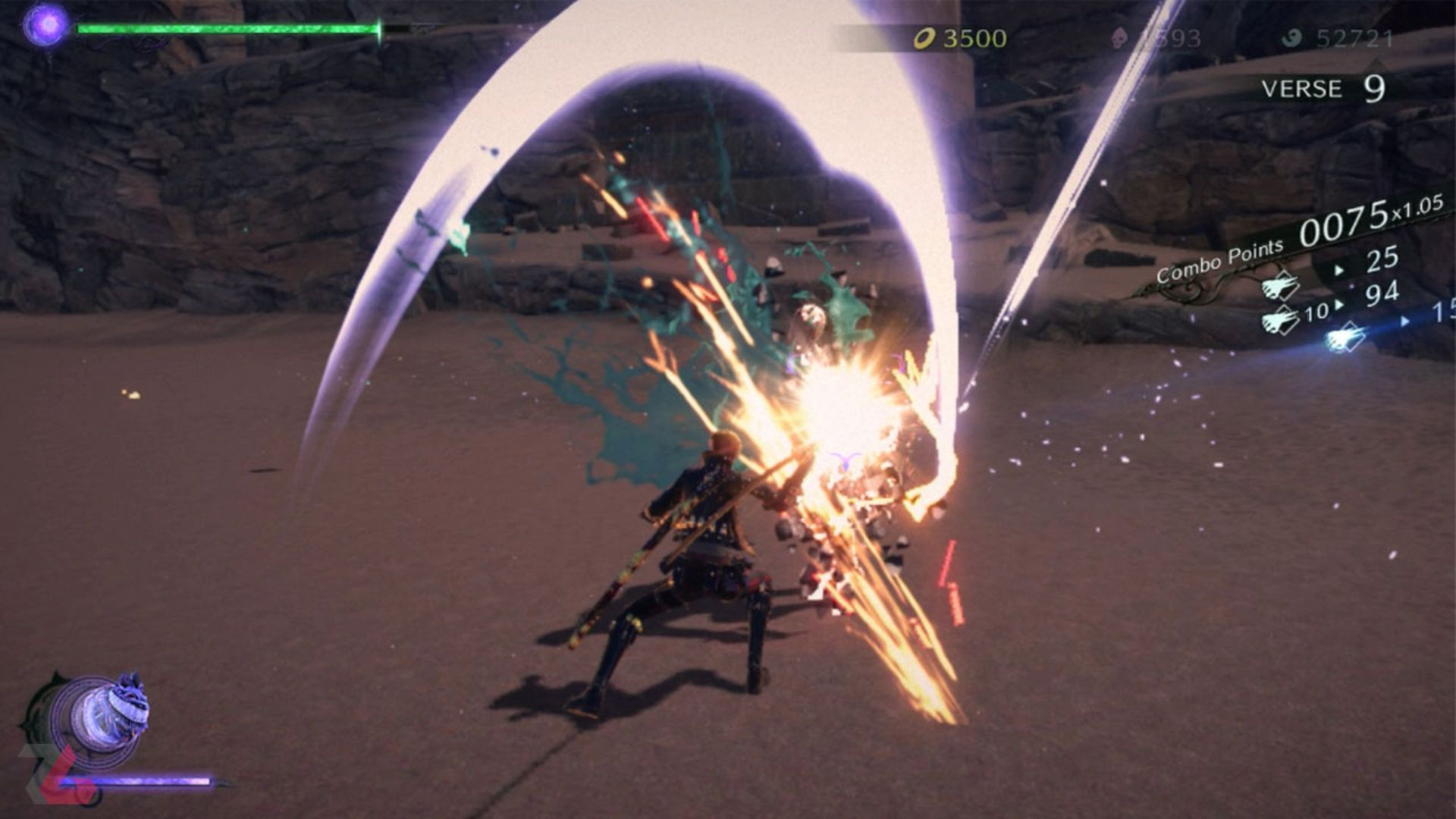 مبارزه ویولا با دشمنان در Bayonetta 3