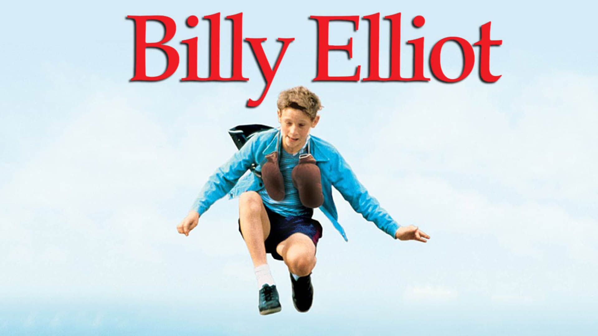 جیمی بل درحال پریدن در کاور فیلم Billy Elliot