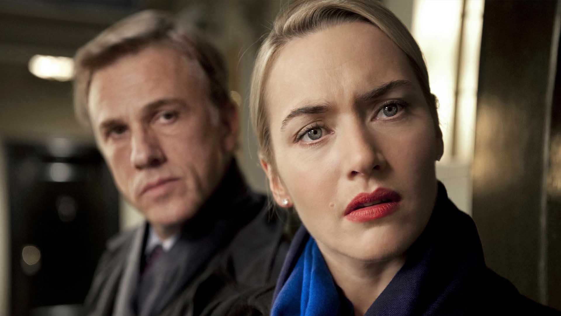 کیت وینسلت به همراه کریستوف والتز در فیلم Carnage