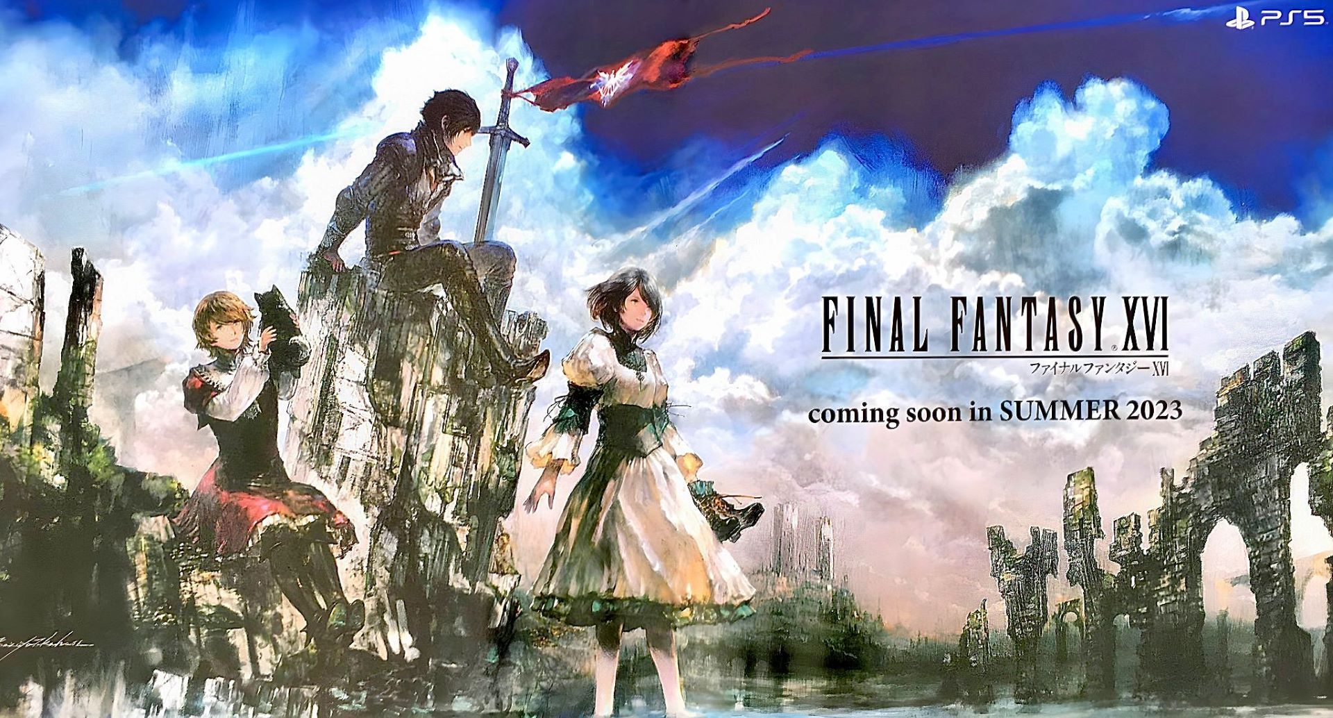 تصویر هنری بازی Final Fantasy XVI از نمایشگاه توکیو گیم شو 2022