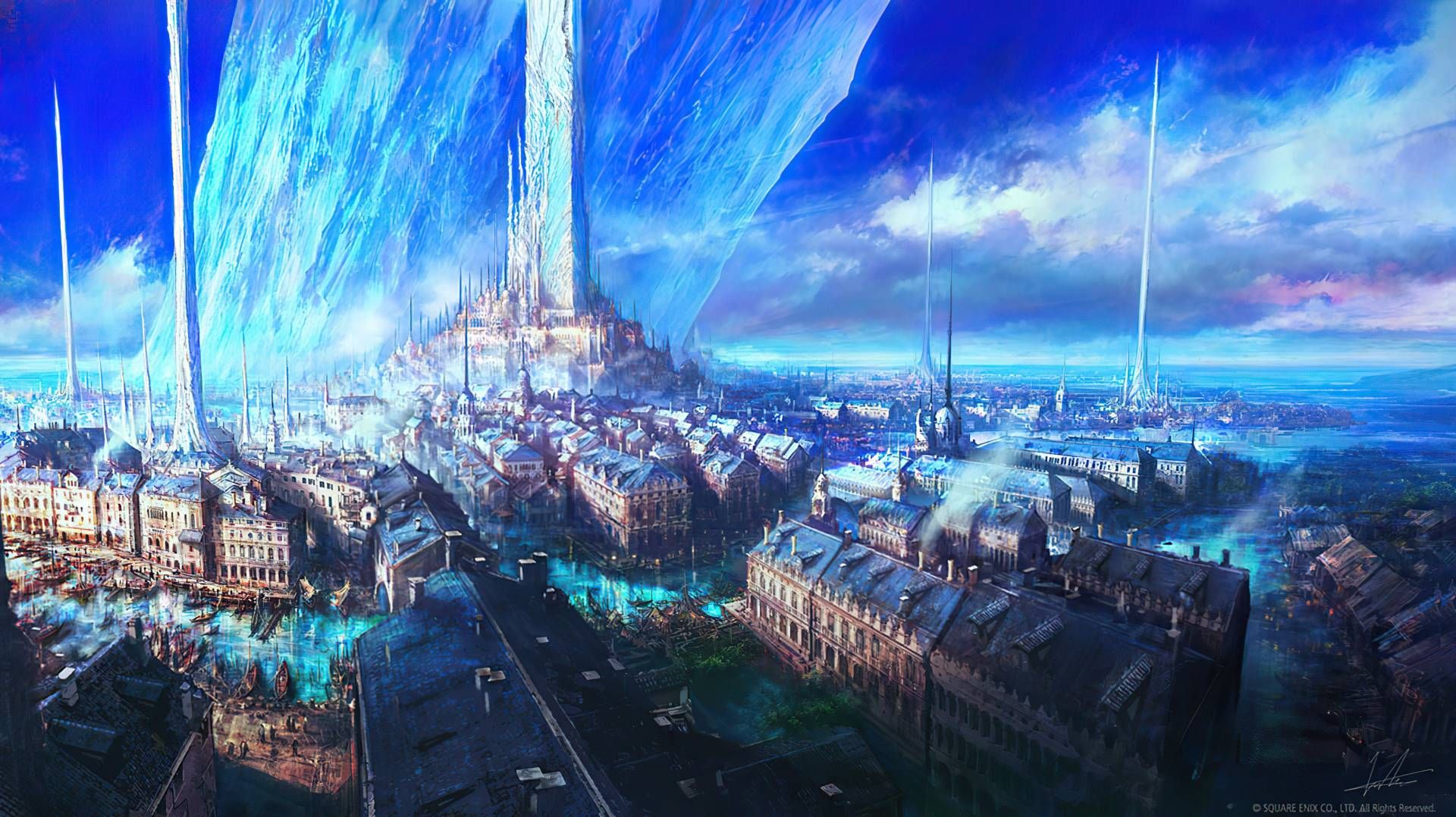 تصویر هنری بازی Final Fantasy XVI