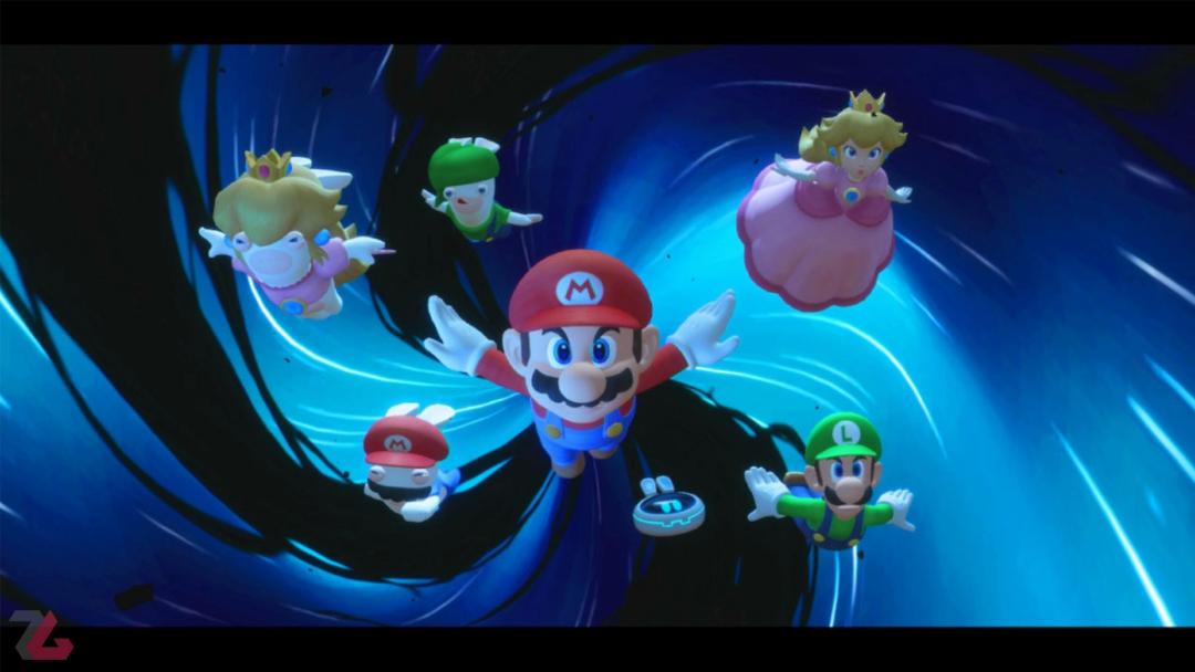شخصیت‌های داستانی در میان پرده Mario + Rabbids Sparks of Hope
